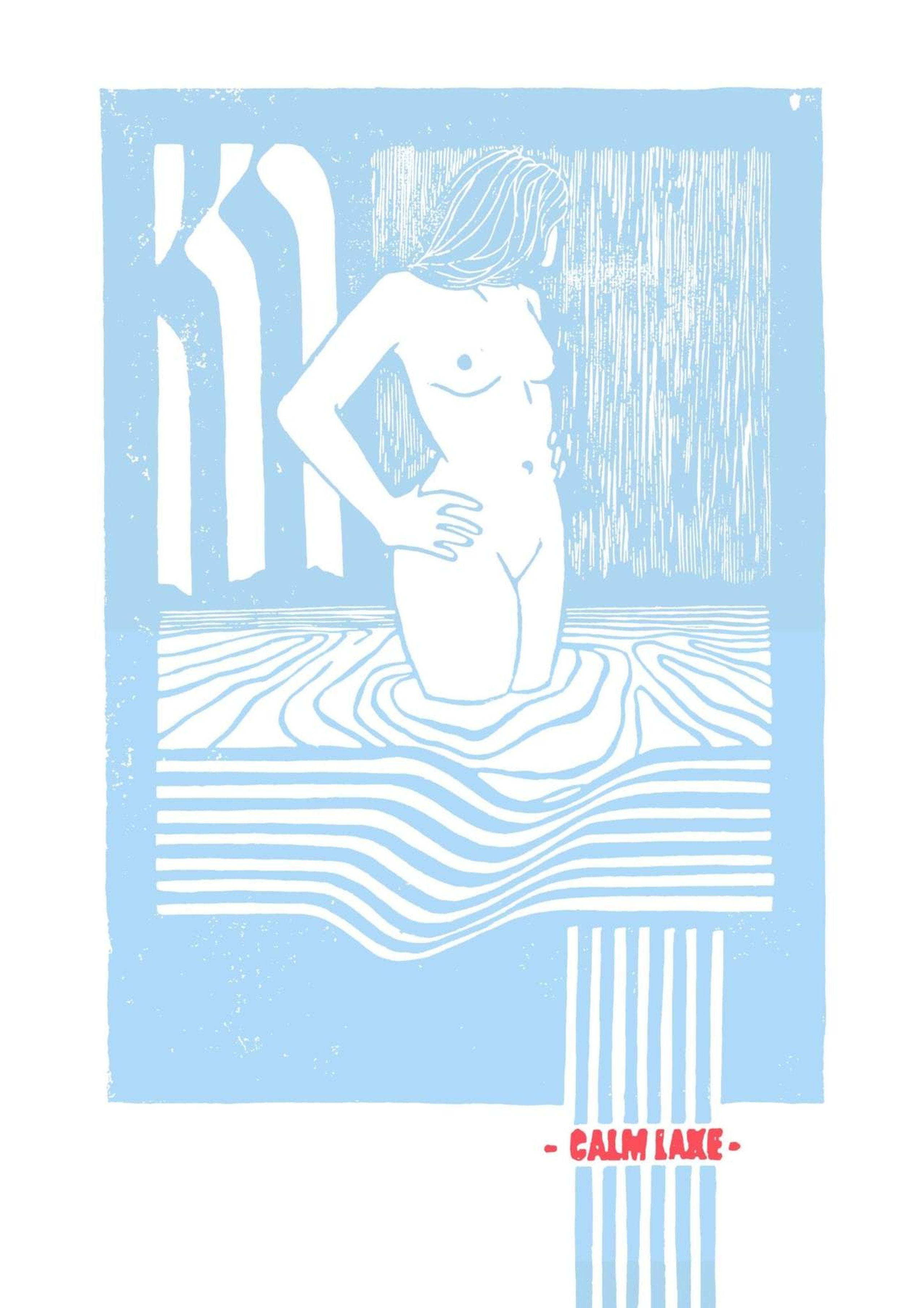 If Walls Could Talk - Poster - STUDIO AARHUS - Soft blue lake