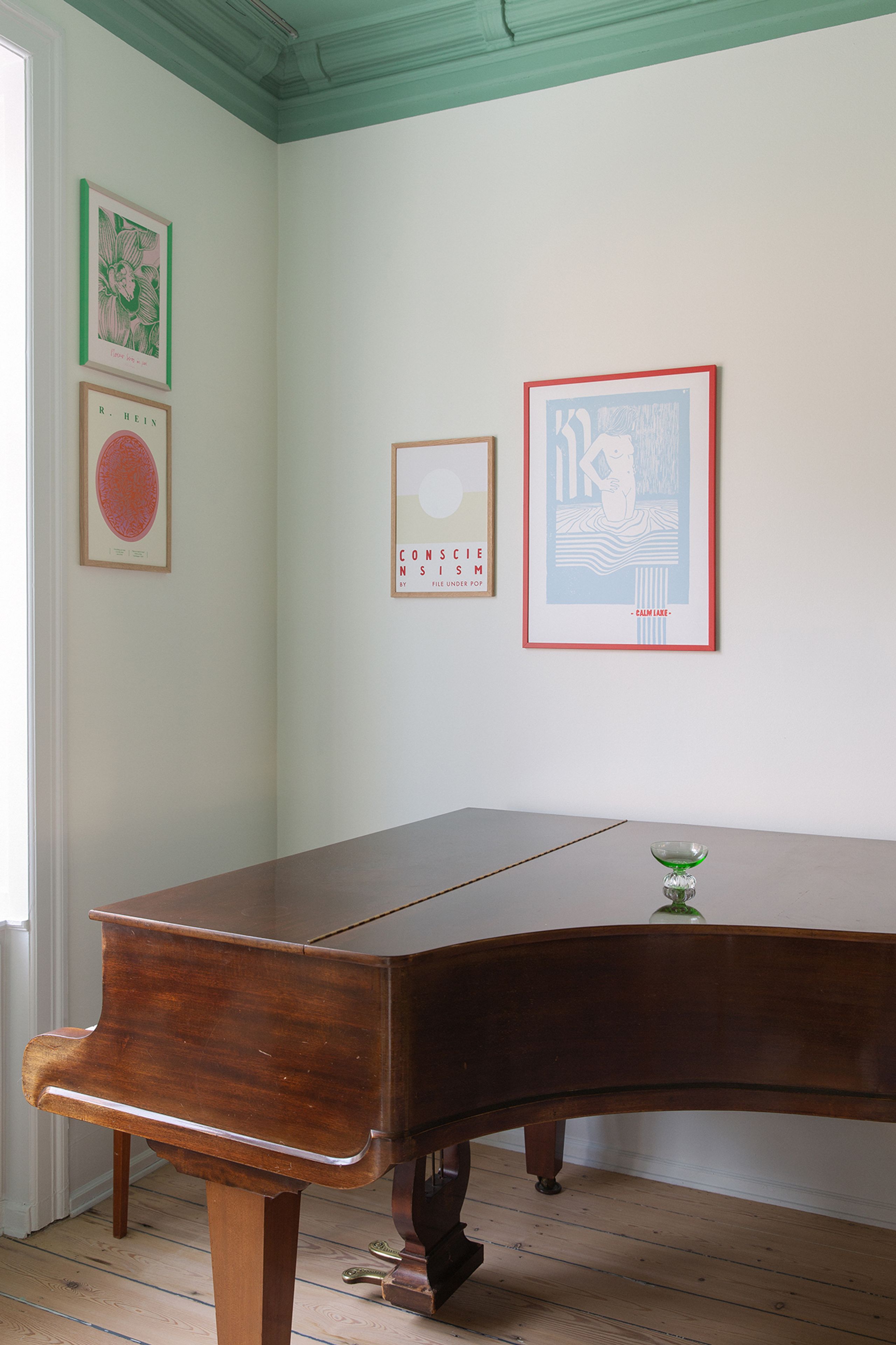 If Walls Could Talk - Poster - STUDIO AARHUS - Soft blue lake