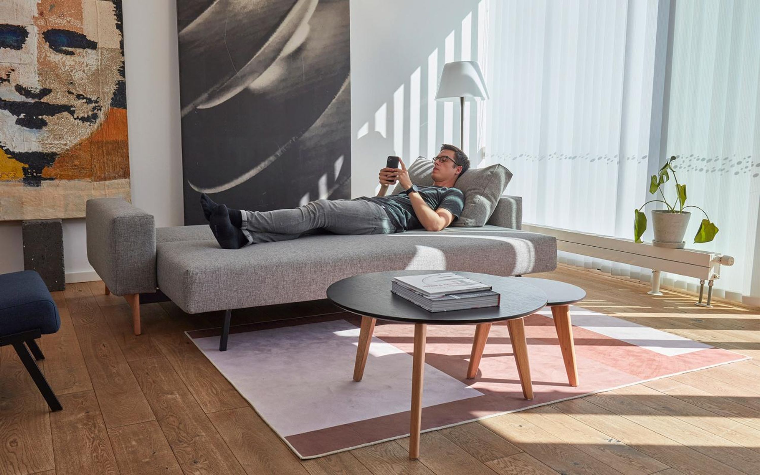 Innovation Living - Couch - Idun Sofa Bed - 521