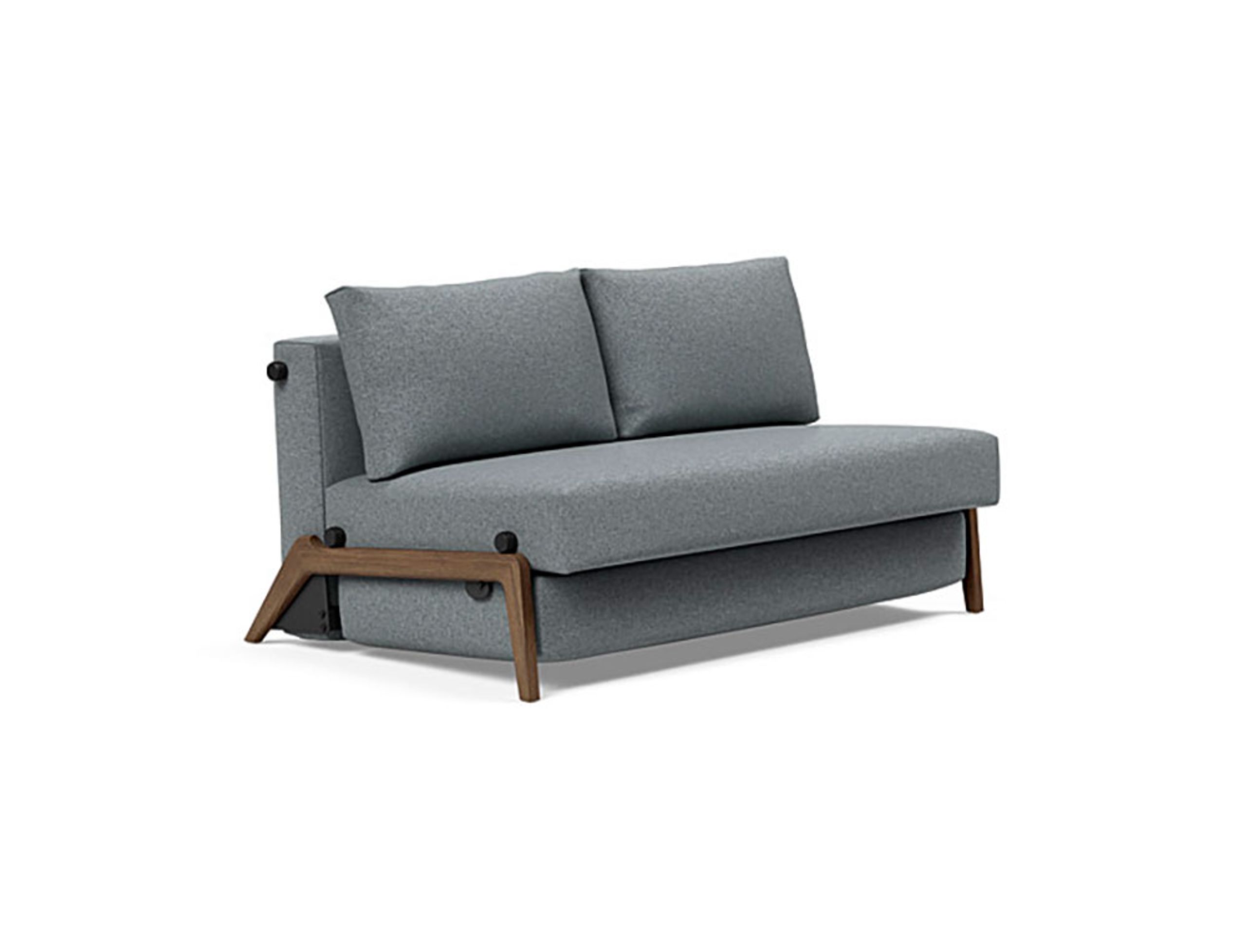 Innovation Living - Sofa - ILB 500 140 Sofa Bed Smoked Oak - Black Label - 320