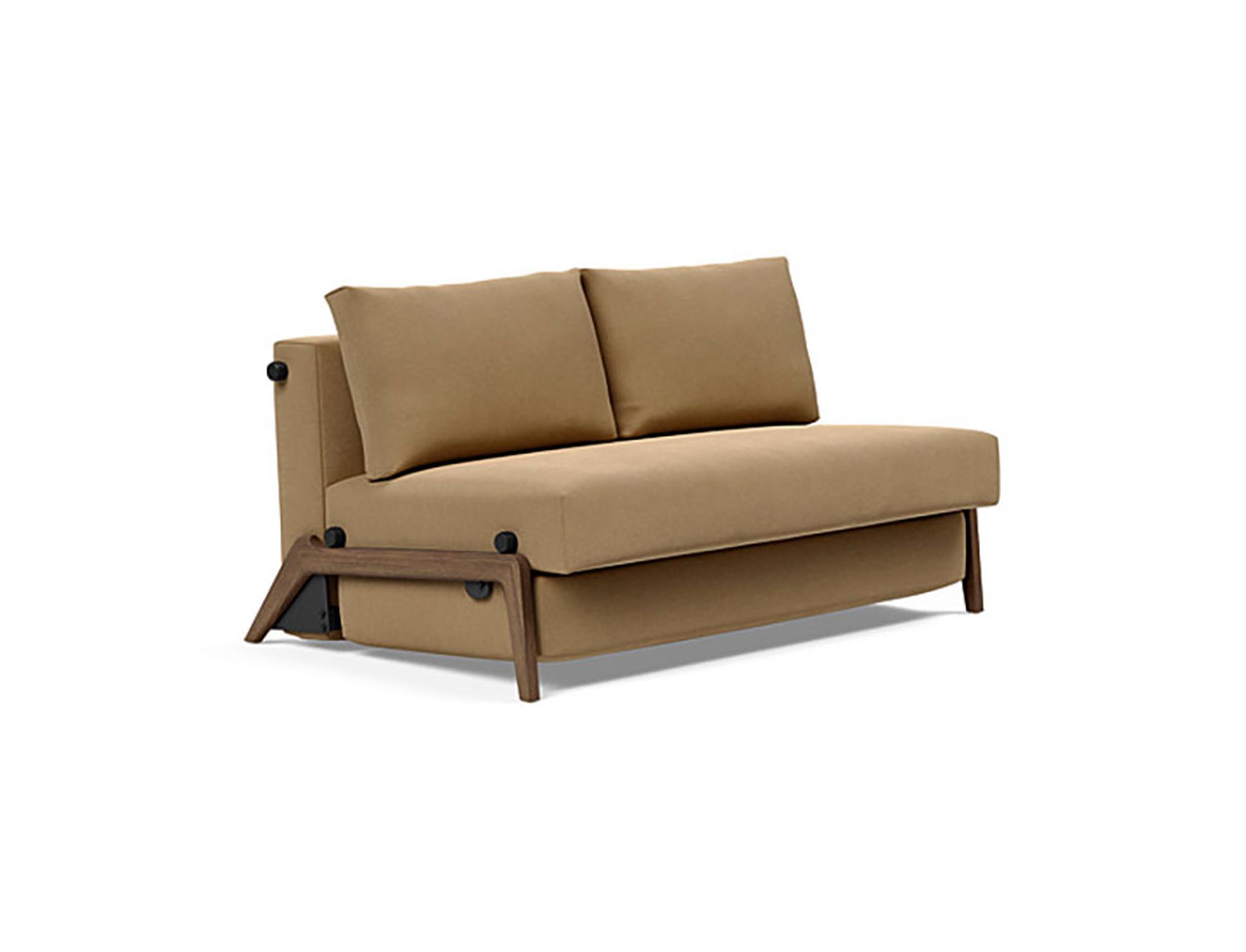 Innovation Living - Sofa - ILB 500 140 Sofa Bed Smoked Oak - Black Label - 860