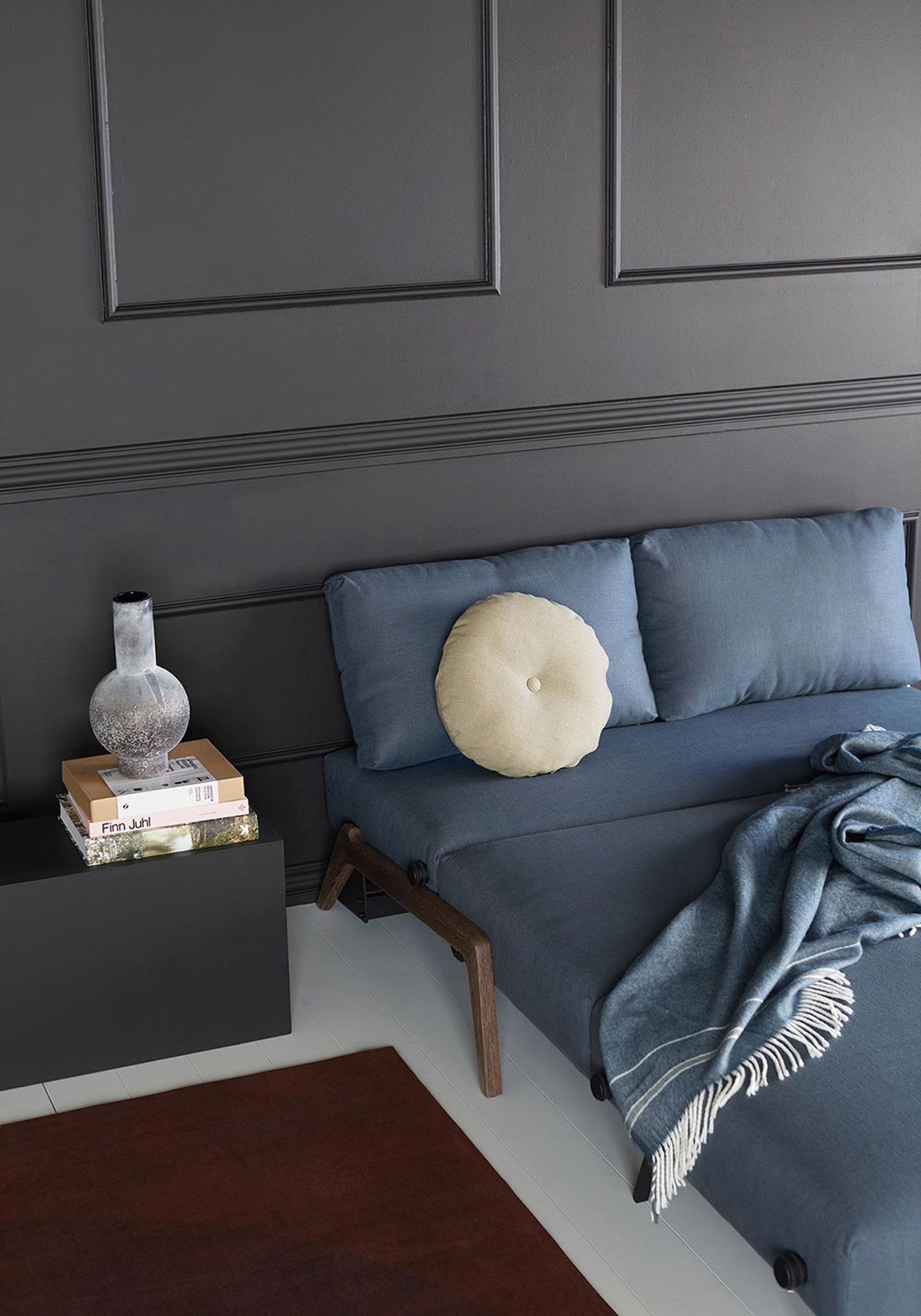 Innovation Living - Sofa - ILB 500 140 Sofa Bed Smoked Oak - Black Label - 862