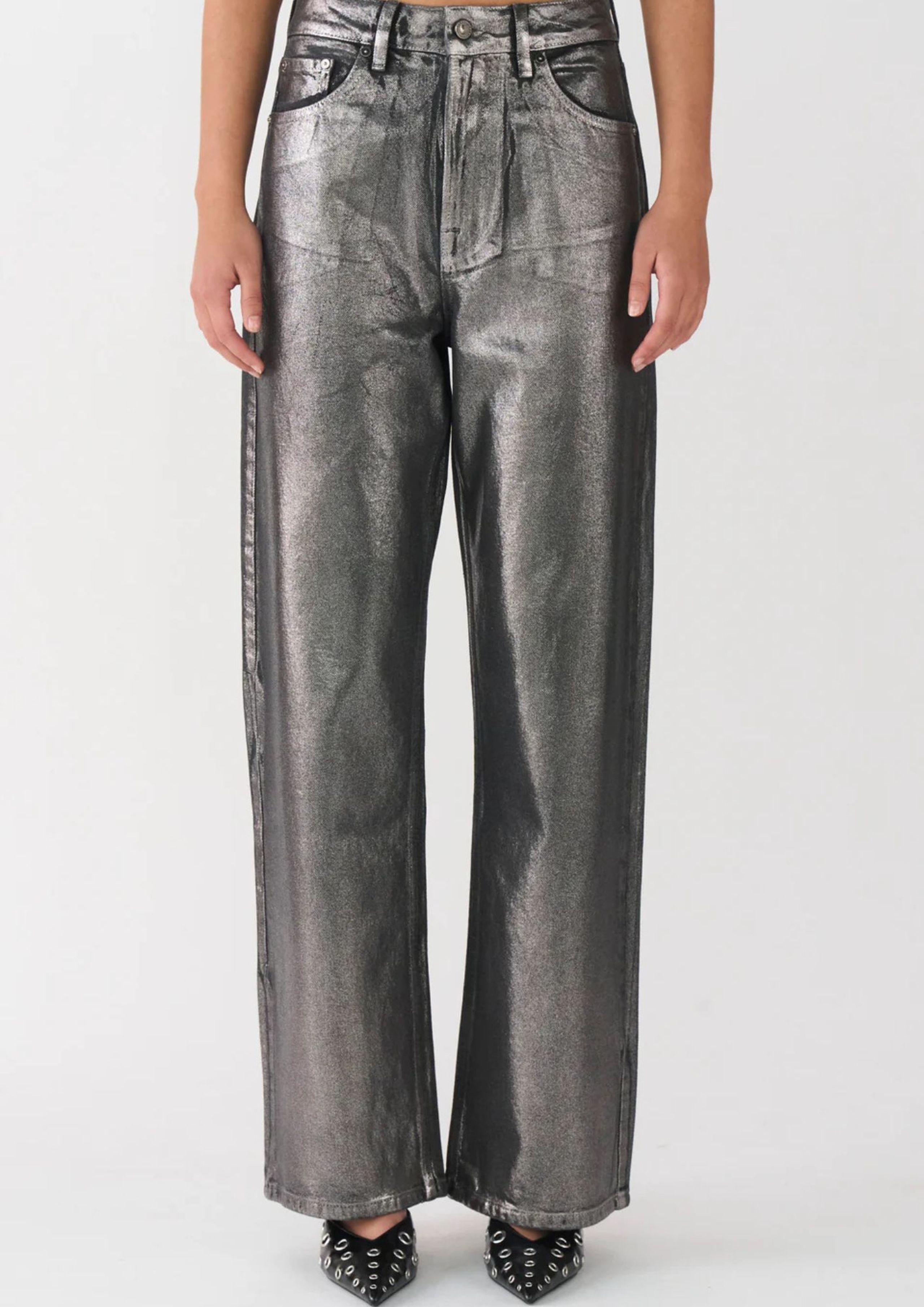 IVY Copenhagen - Jeans - IVY-Brooke Jeans Silver Grey Foil - Silver Grey