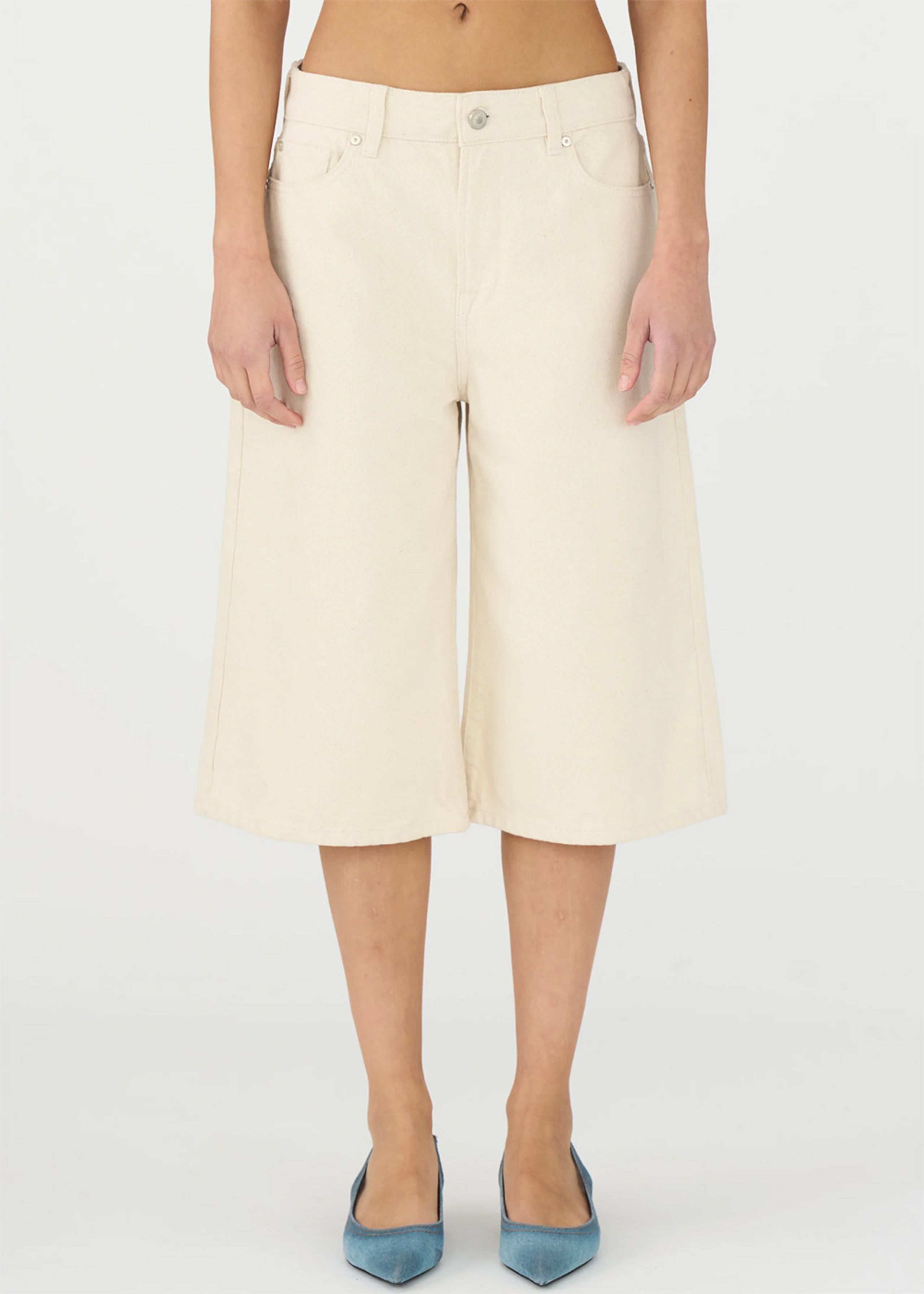 IVY Copenhagen - Shorts - IVY-Augusta Long Shorts - Ecru