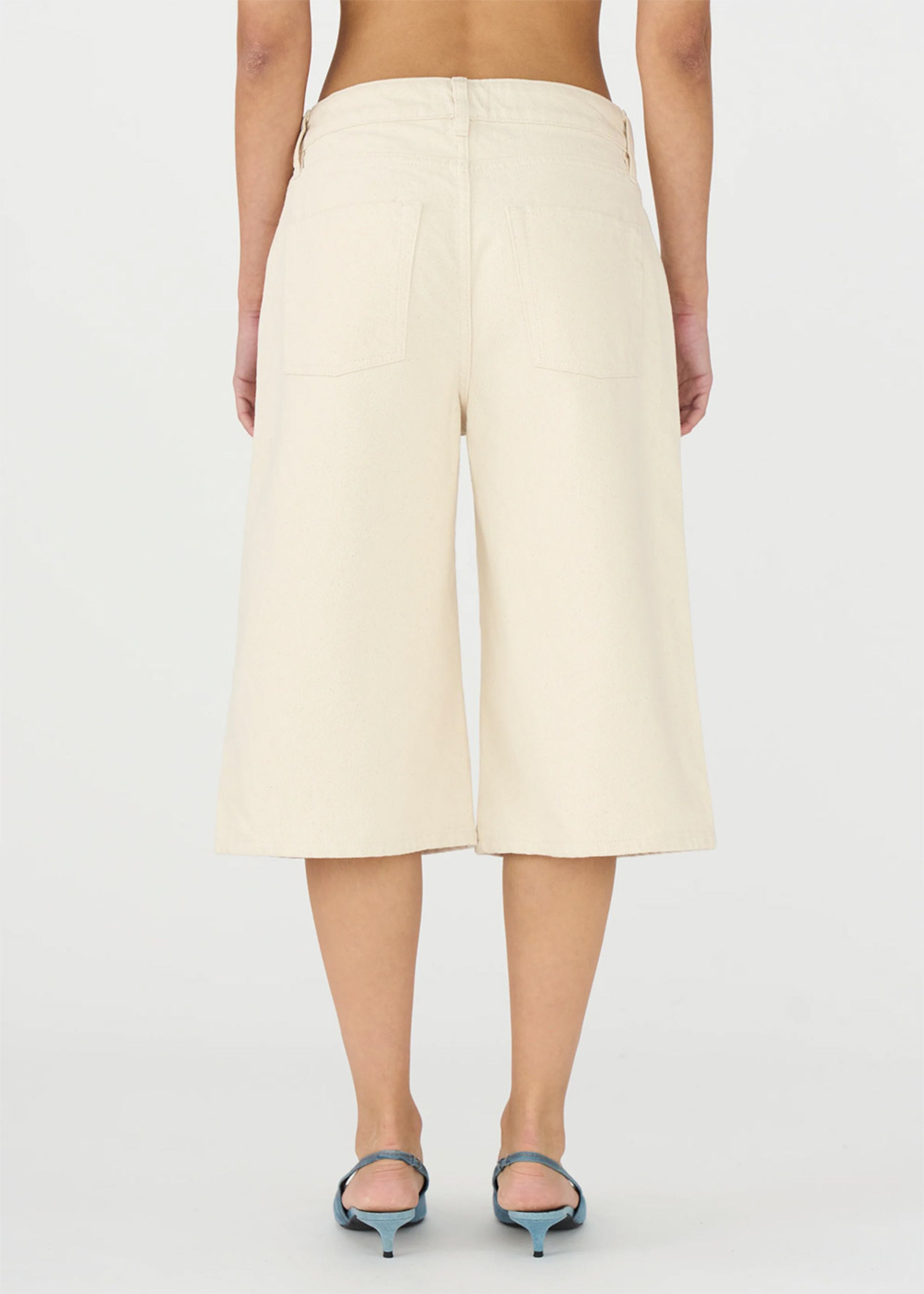 IVY Copenhagen - Shorts - IVY-Augusta Long Shorts - Ecru