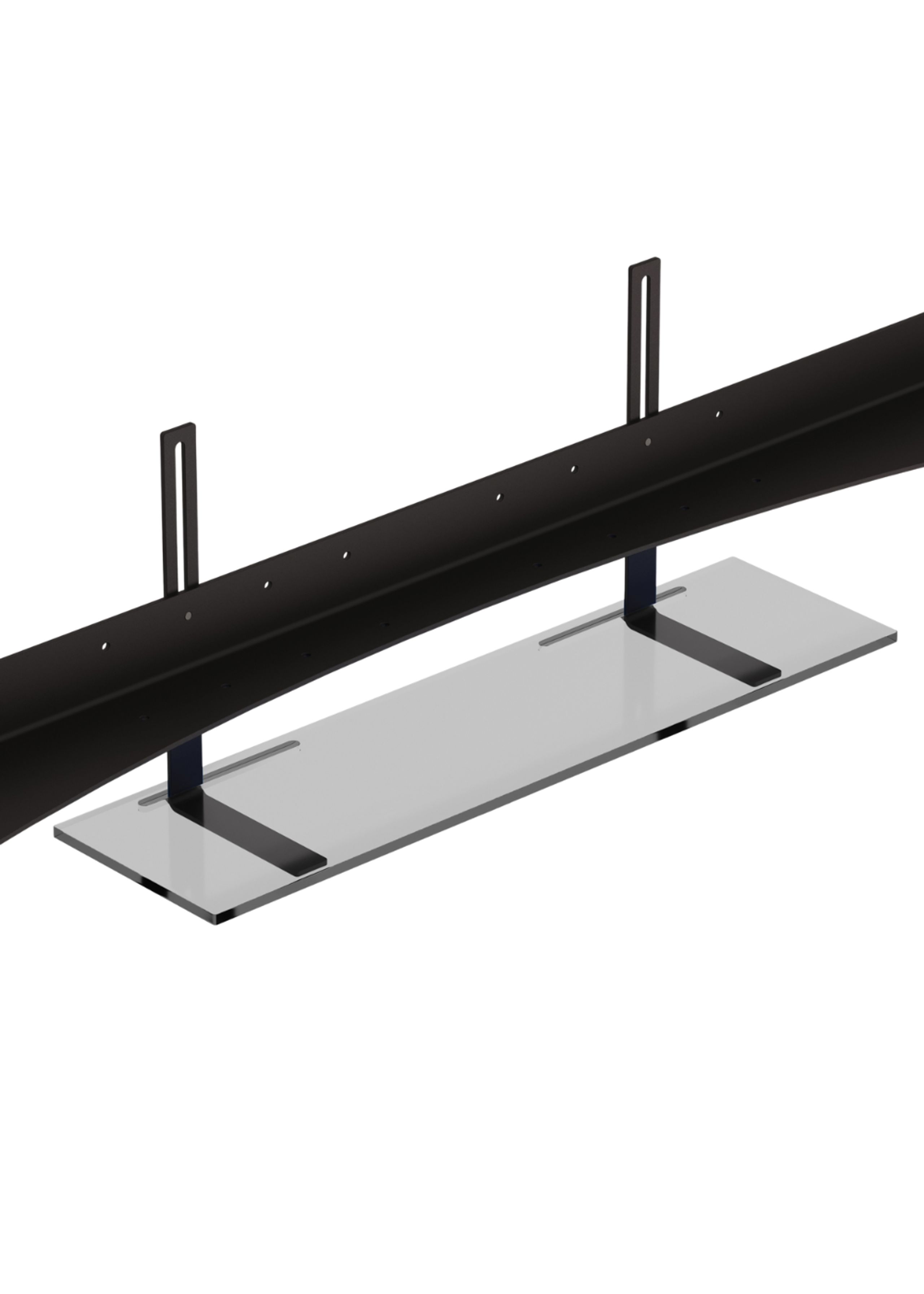 Jalg - TV-teline - Jalg / Shelving Plate - clear acrylic