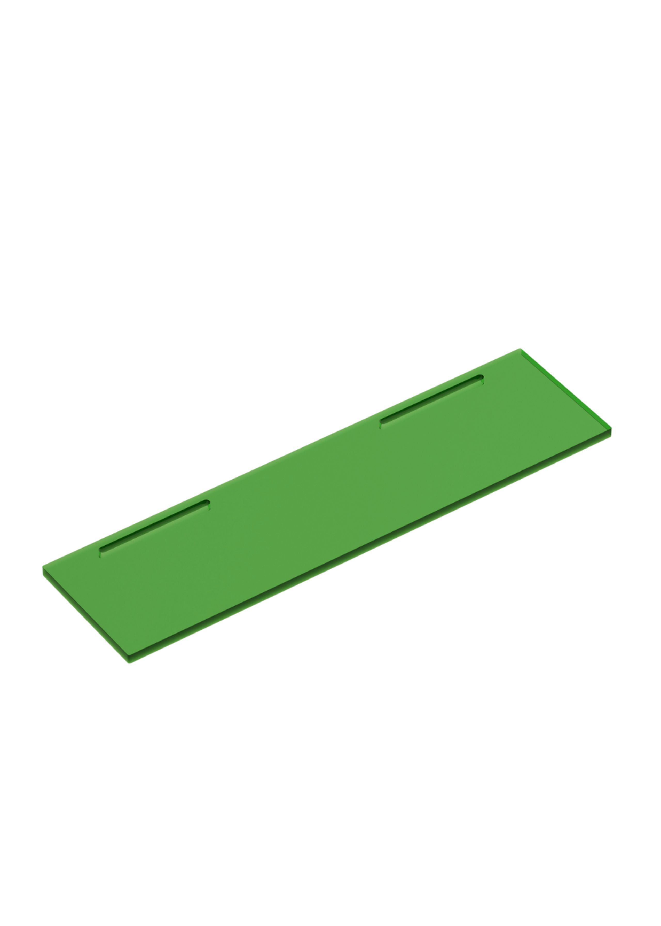 Jalg - TV Stand - Jalg / Shelving Plate - green acrylic