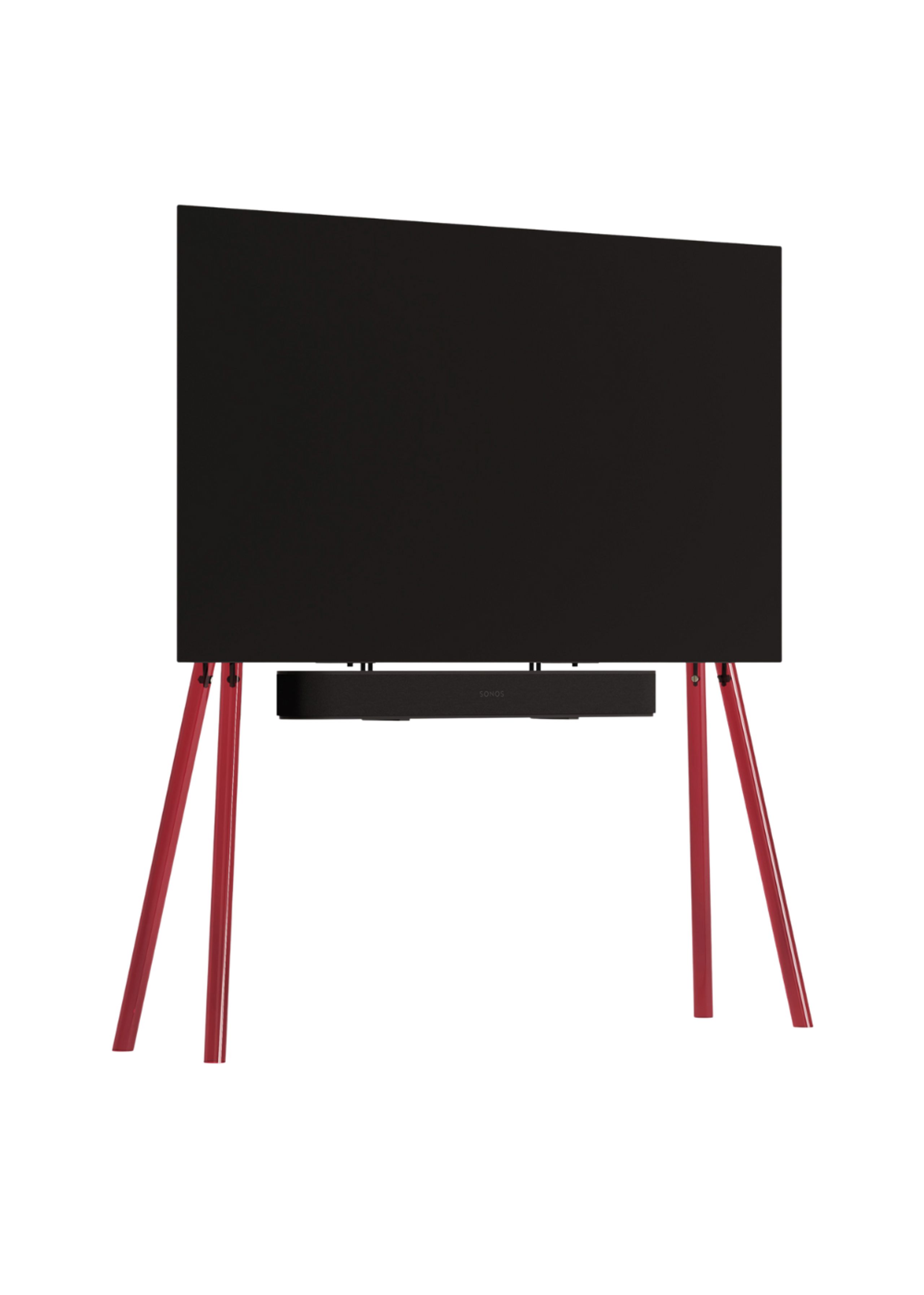 Jalg - TV-Stander - Tv-stand Jalg / Acrylic 42''-55'' - red