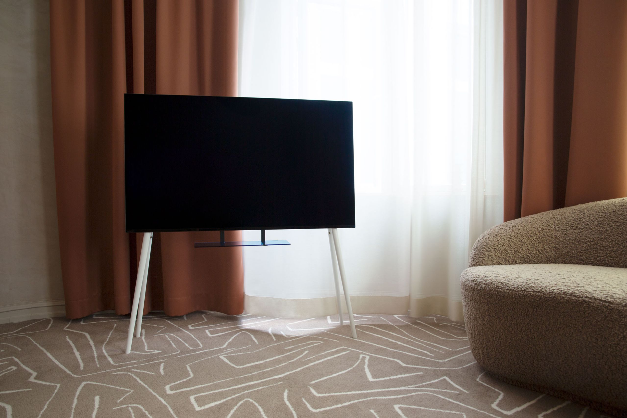 Jalg - TV-meubel - Tv-stand Jalg / Wooden 42''-55'' - white birch