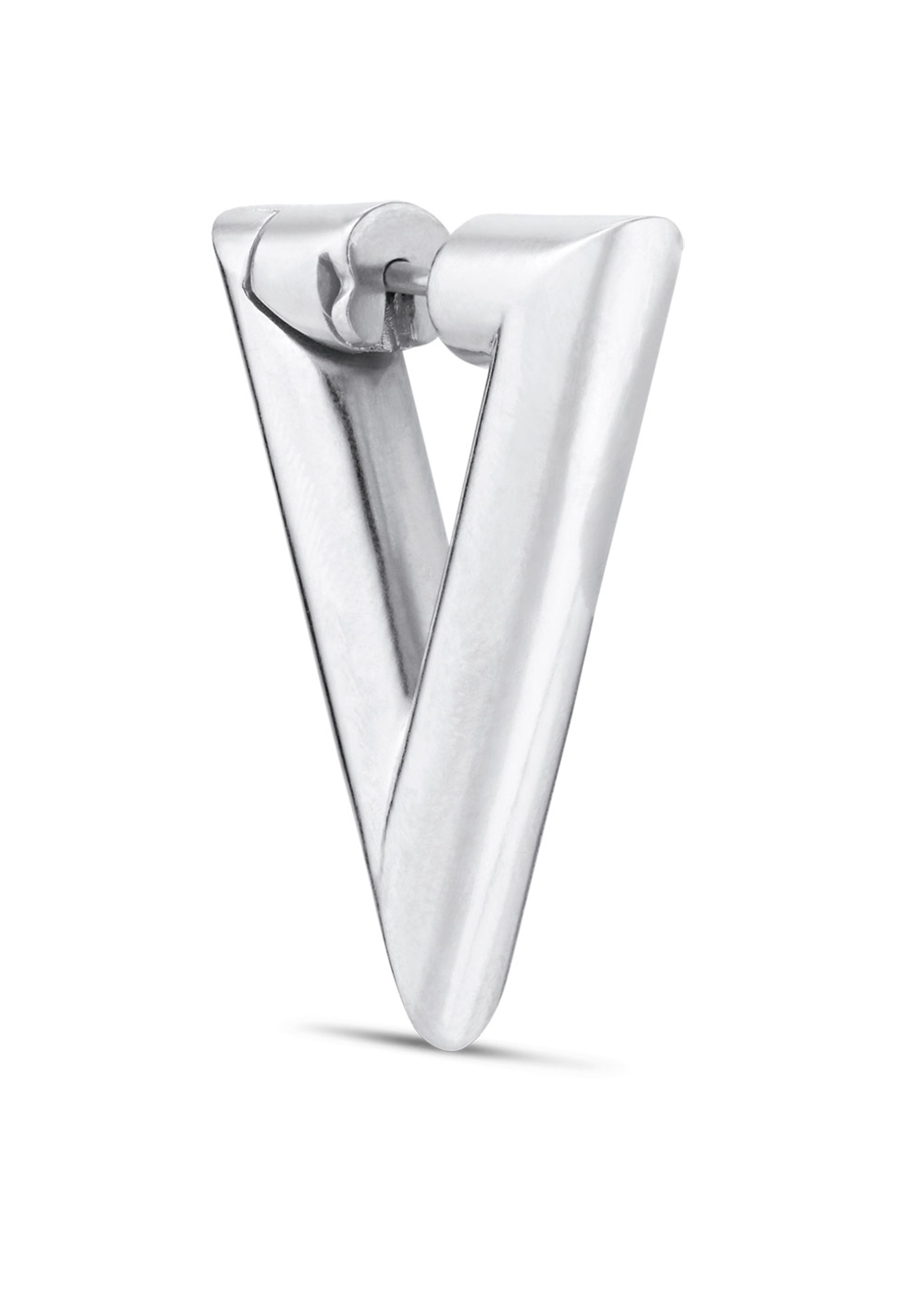 Jane Kønig - Ohrring - Chunky Bermuda Triangle - Silver