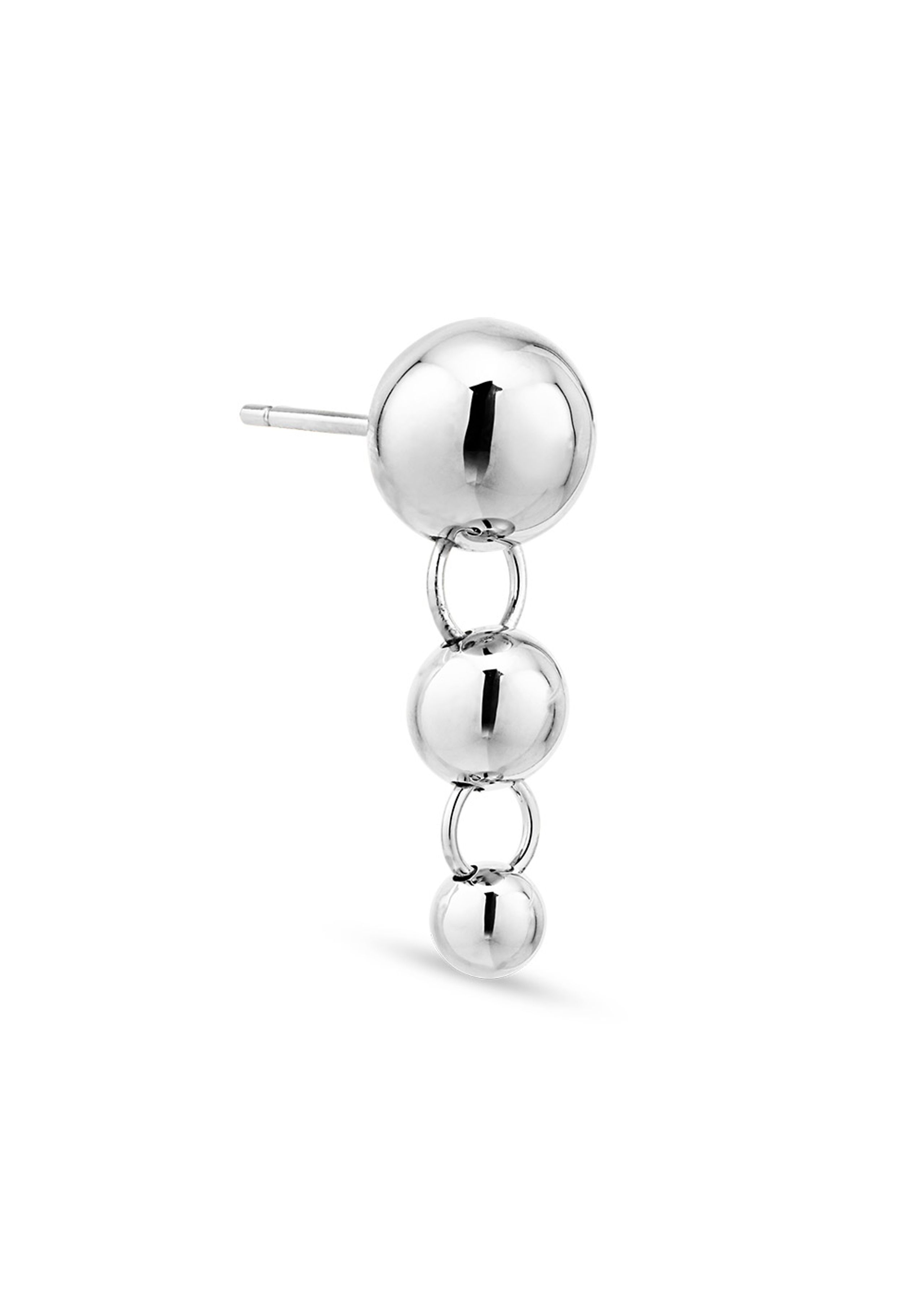 Jane Kønig - Ohrring - Atomic Drop Stud - Silver
