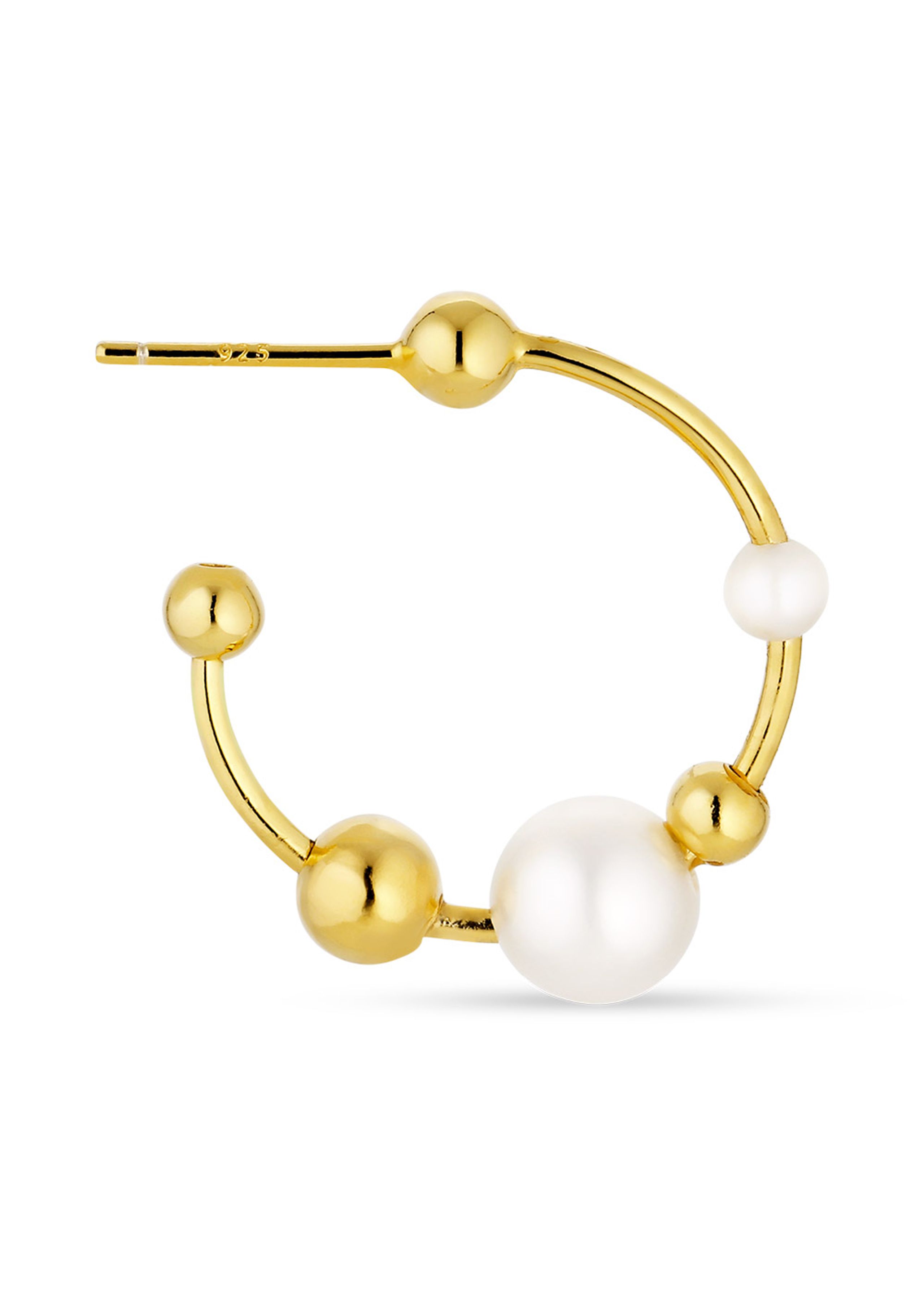 Jane Kønig - - Atomic Pearl Hoop - Gold