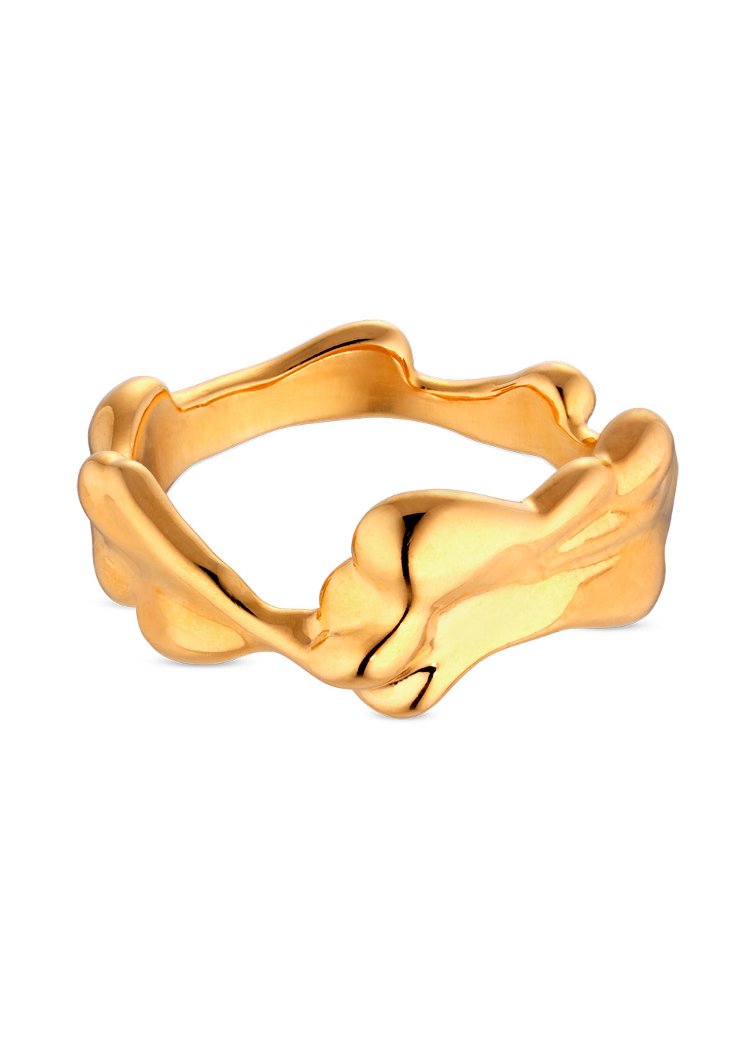 Jane Kønig - Ring - Big Drippy Ring - Gold