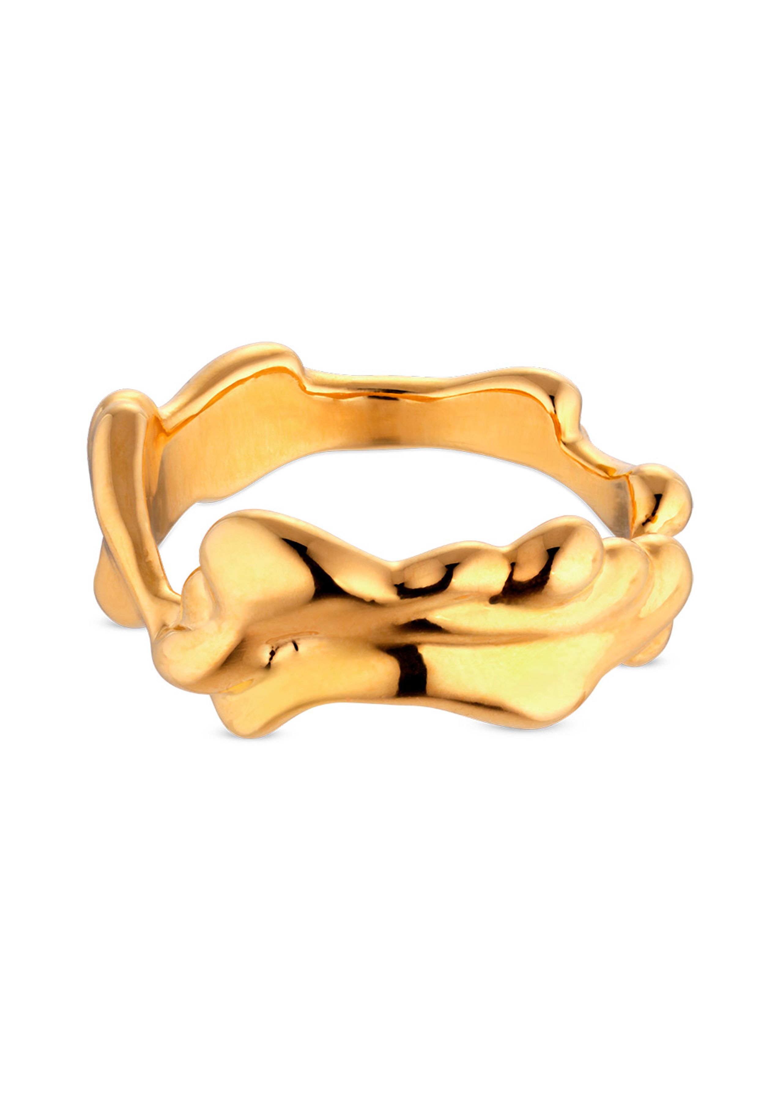 Jane Kønig - Ring - Big Drippy Ring - Gold