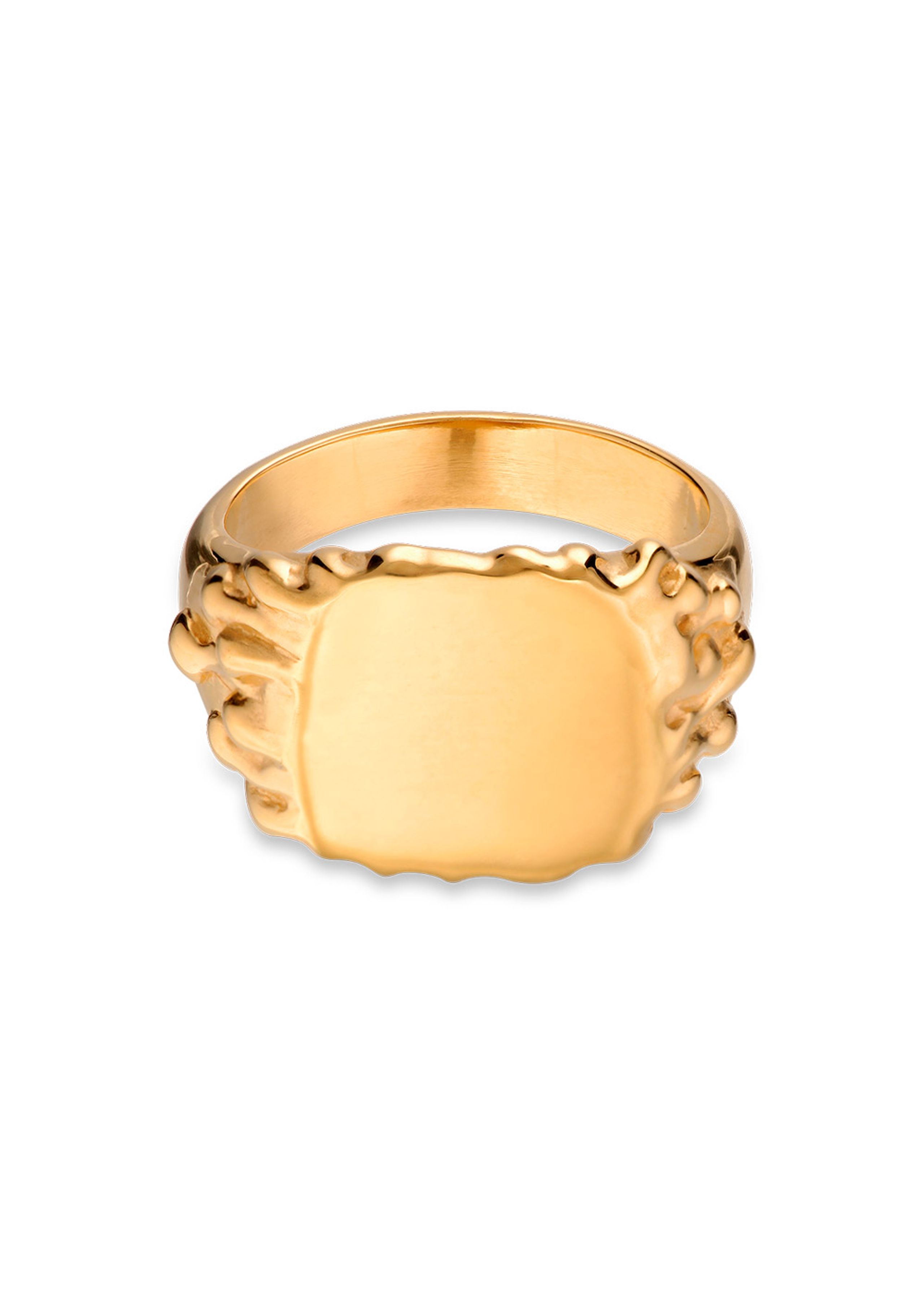 Jane Kønig - Anillo - Drippy Signet Ring - Gold