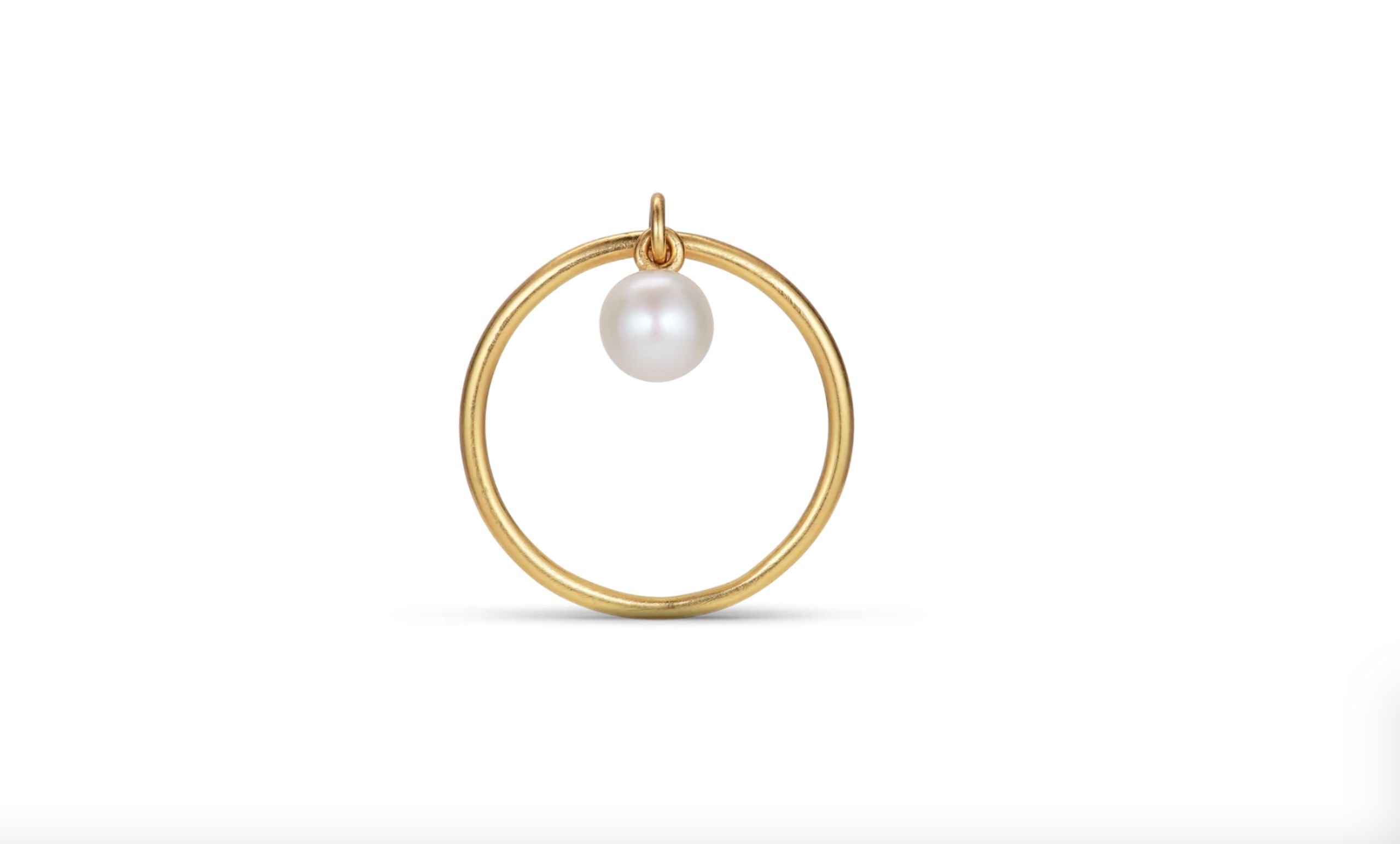 Jane Kønig - - Row Pearl Ring - Gold