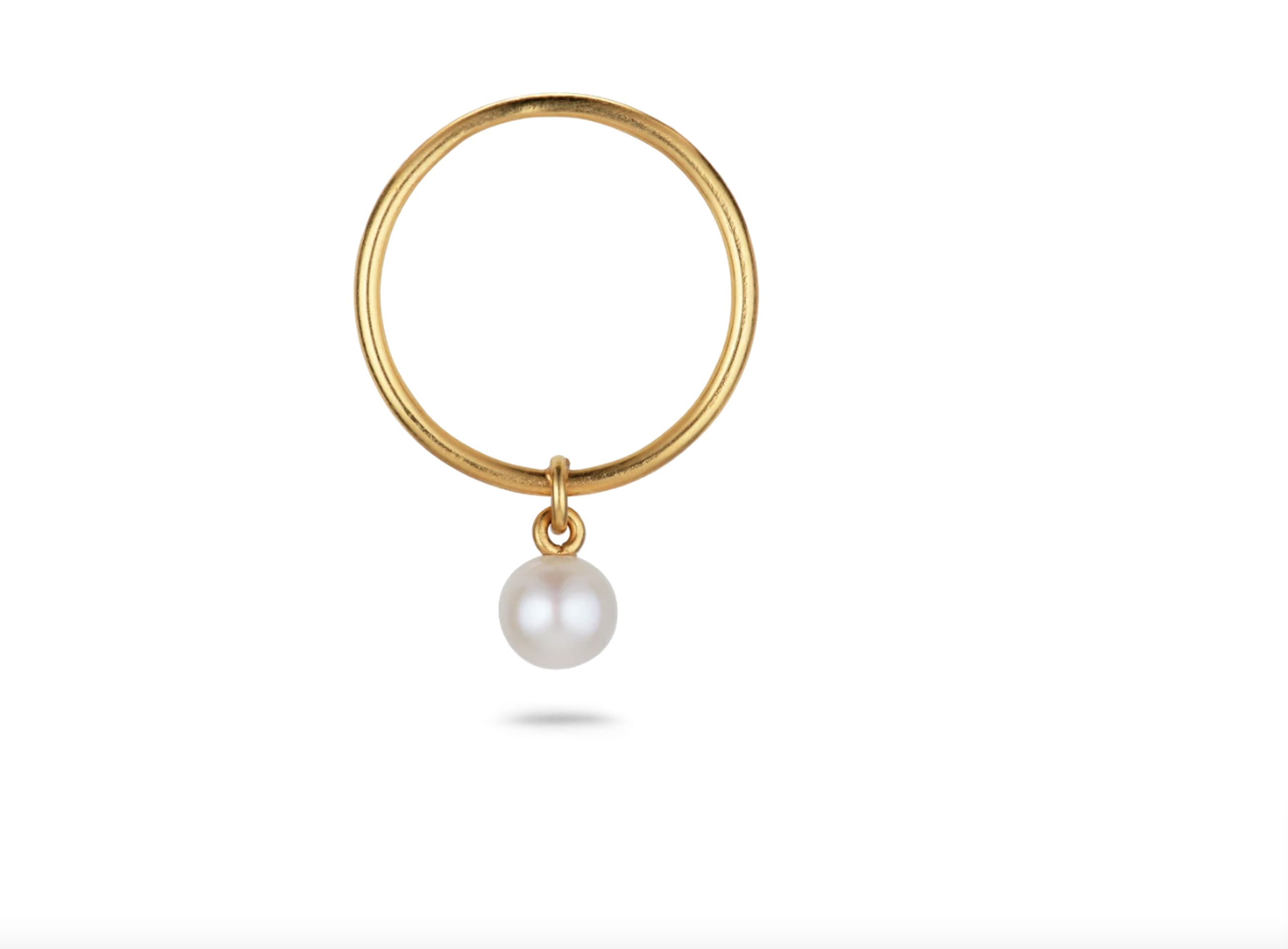 Jane Kønig - - Row Pearl Ring - Gold