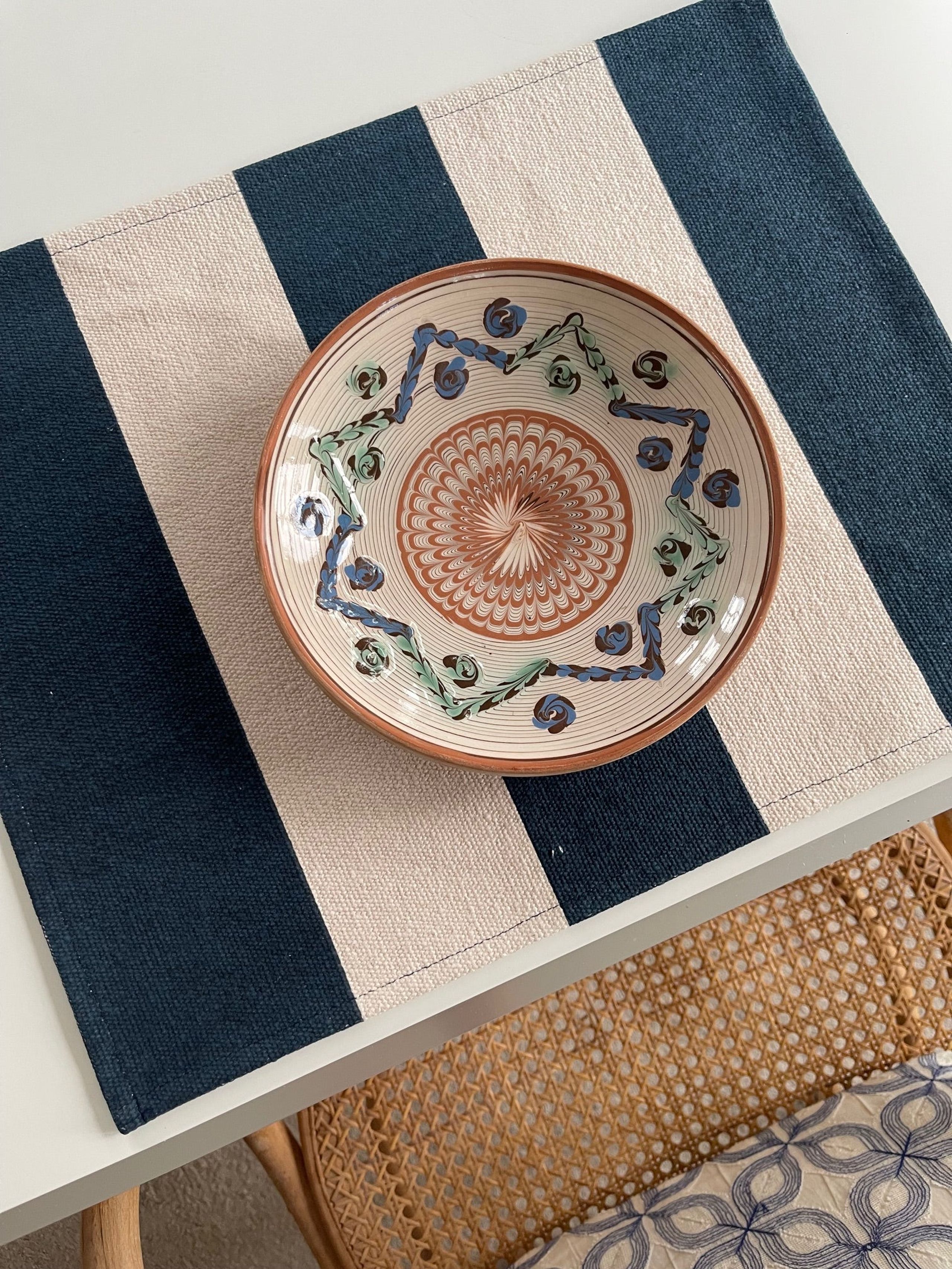 Jou Quilts - Mata obiadowa - Jou Placemat - Blue/pudder