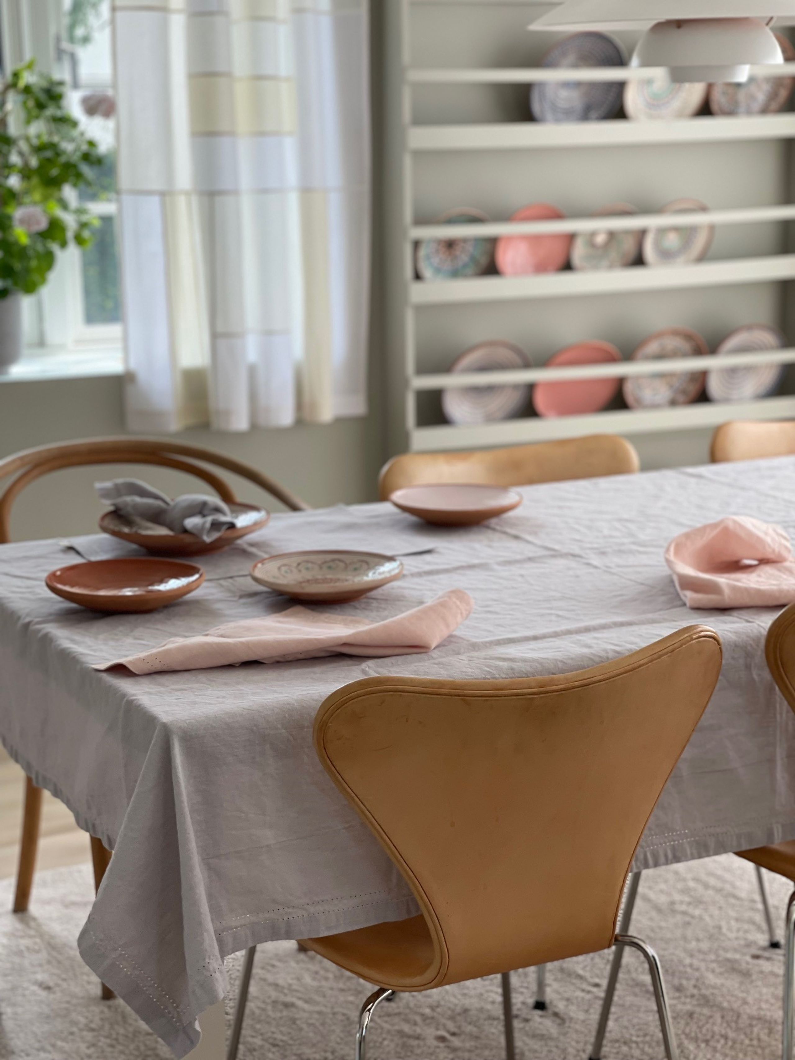 Jou Quilts - Plate - Pastel keramik plate Ø15 - Coral