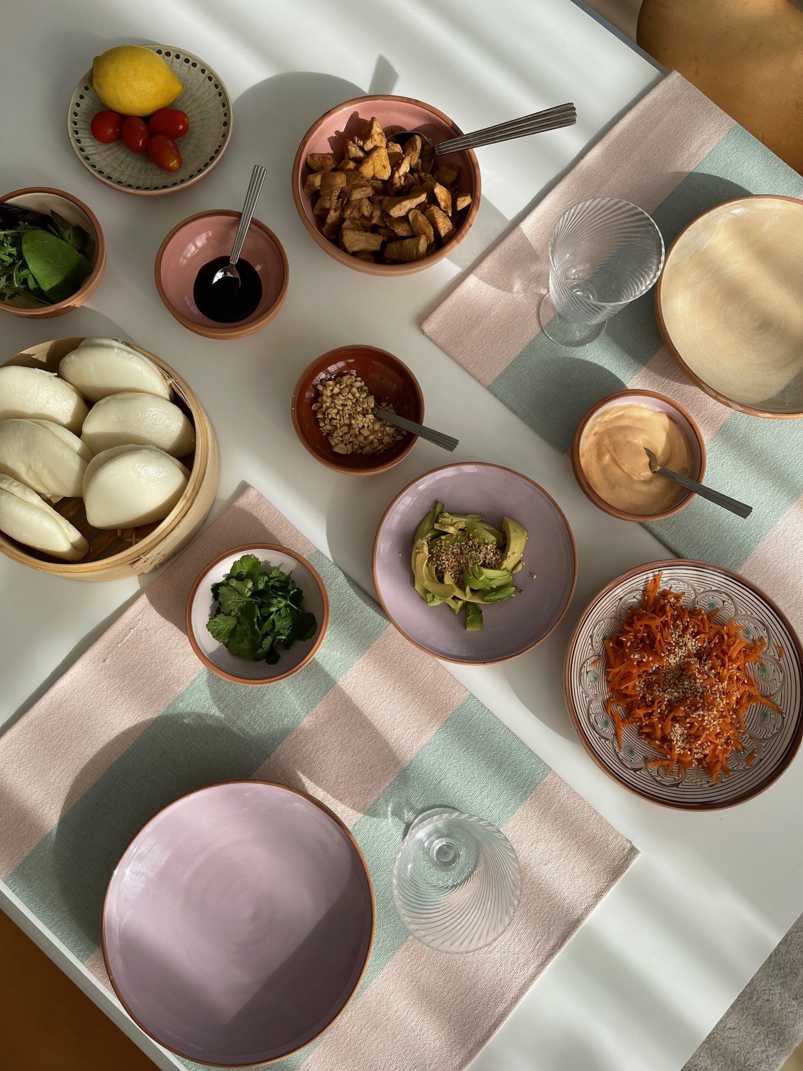 Jou Quilts - Plate - Pastel keramik plate Ø15 - Coral