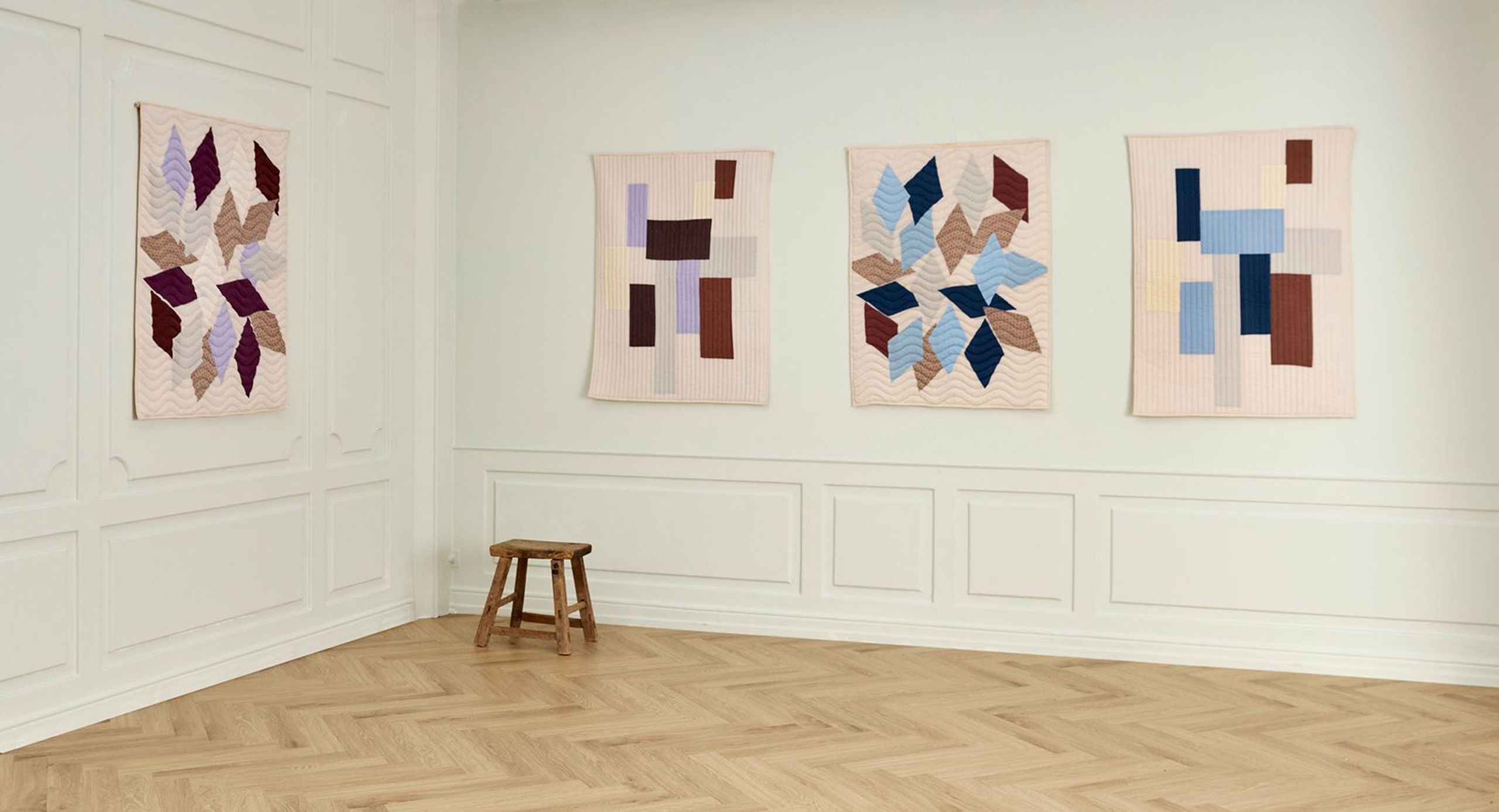 Jou Quilts - Muurdeken - Jou Kanika Wallhanging Quilt - Blue