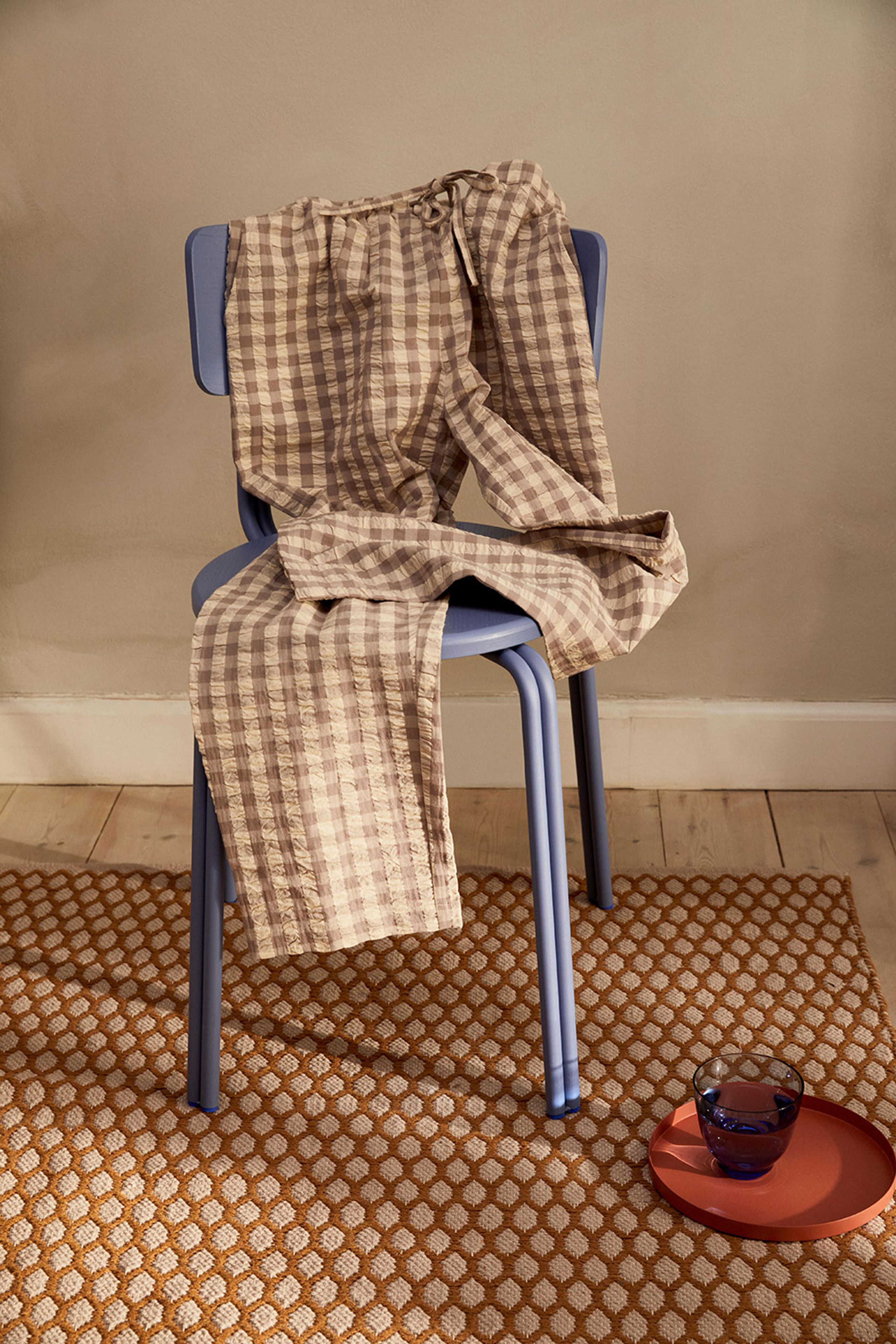 JUNA - Bukser - Bæk&Bølge Barbara Pants - Grå/Birk