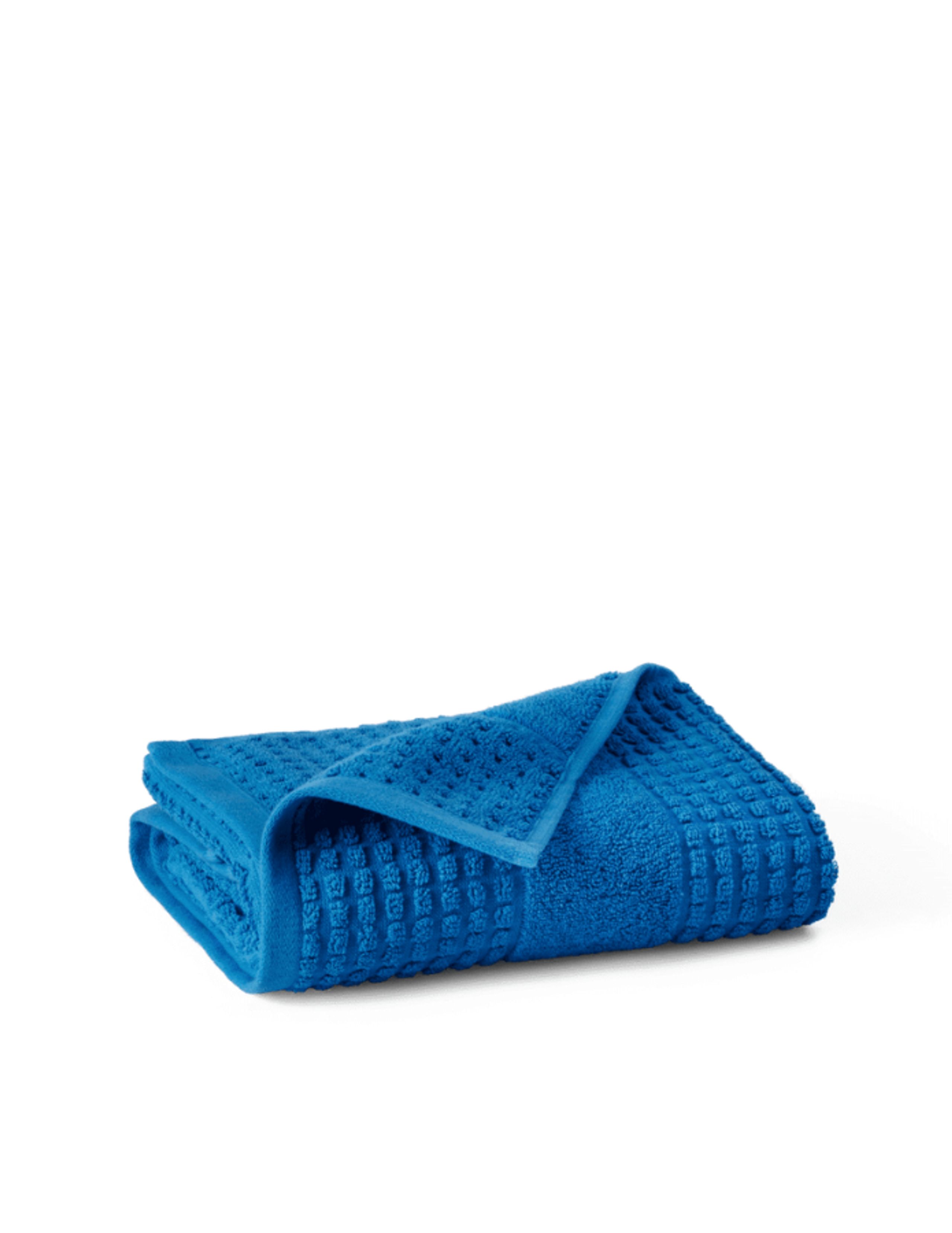 JUNA - Towel - Check Towel - Blue - Small