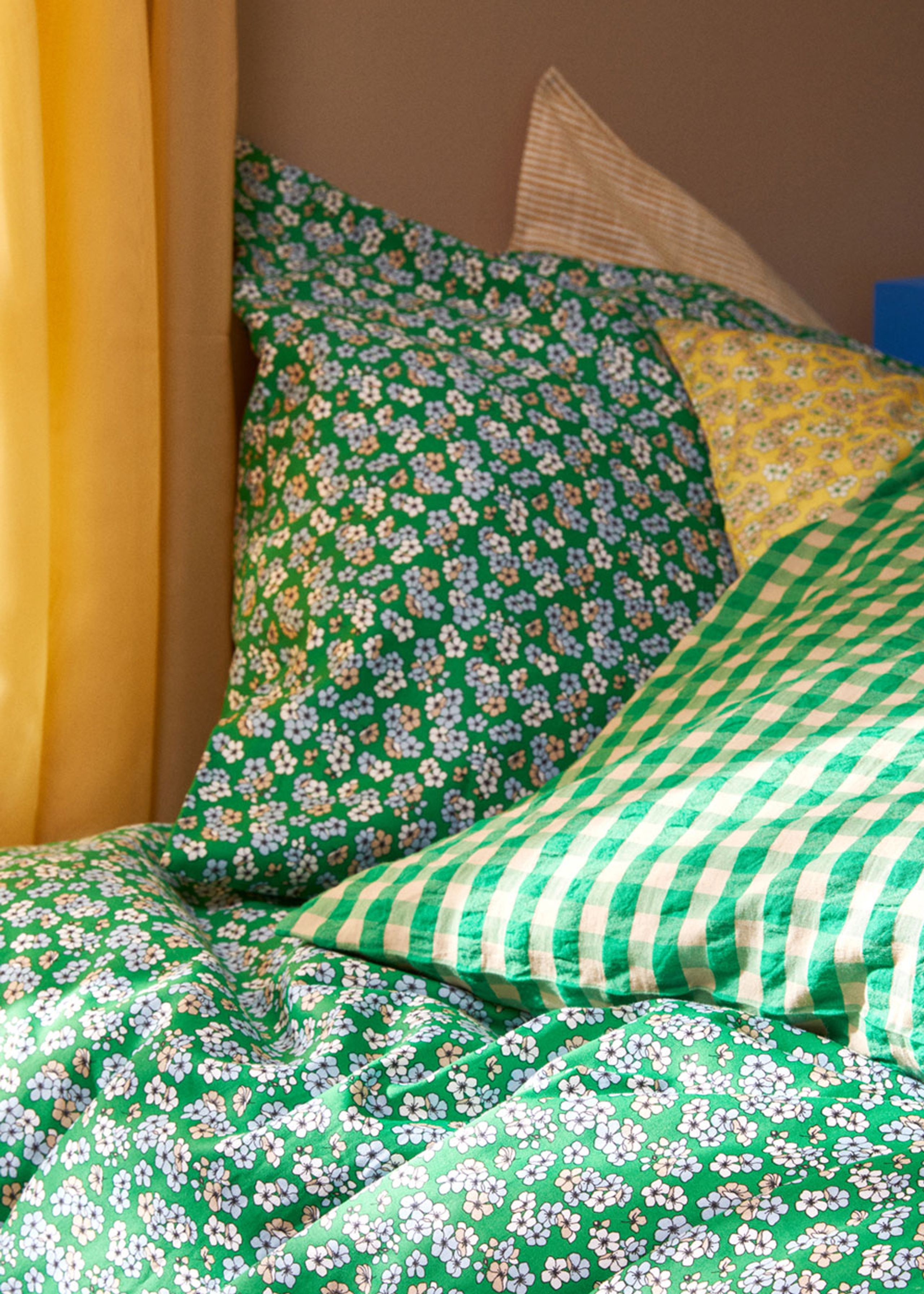 JUNA - Kissenbezug - Pleasantly Pillowcase - Green