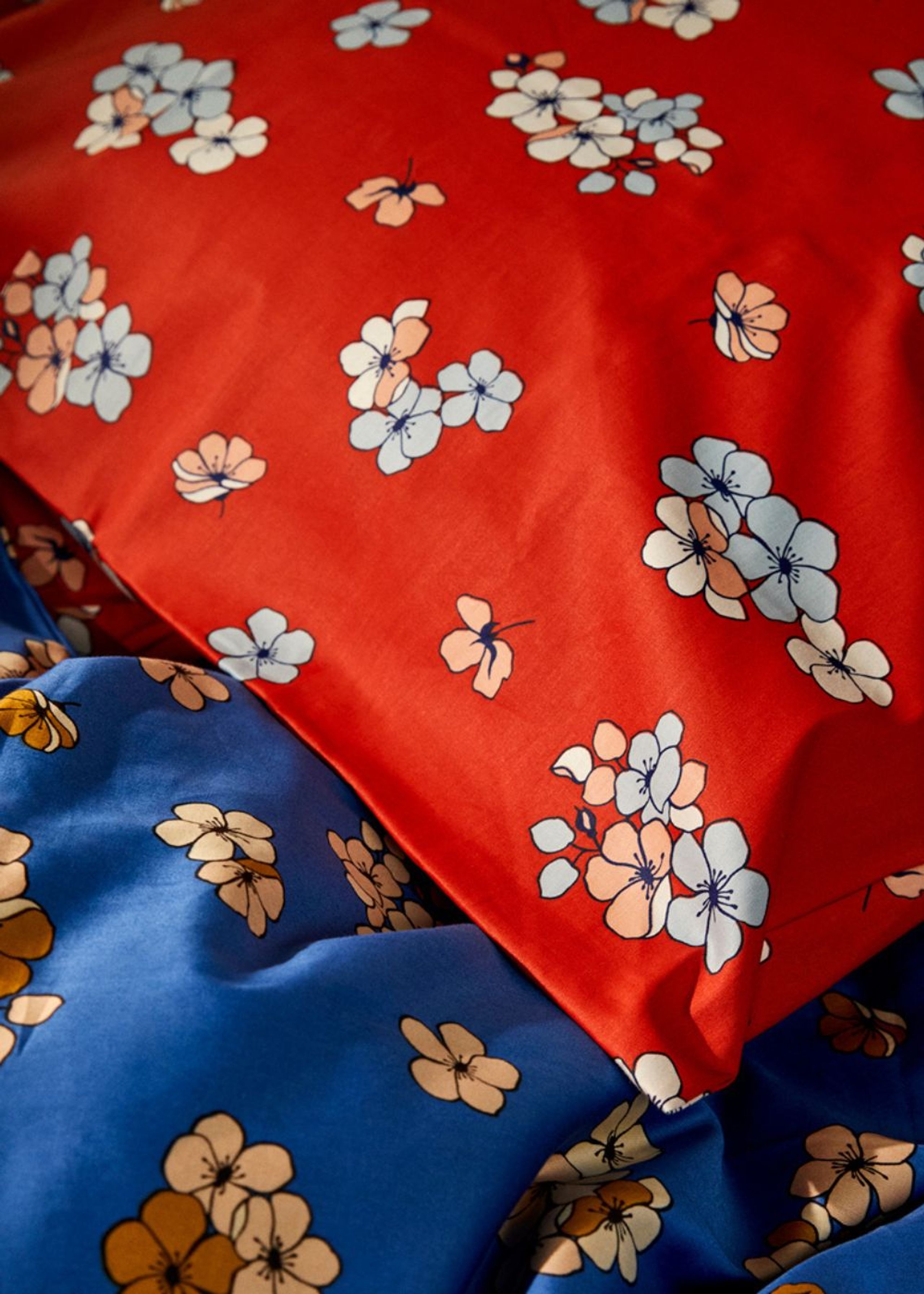 JUNA - Bed Sheet - Grand Pleasantly Bed Linen - 140x200, Chili