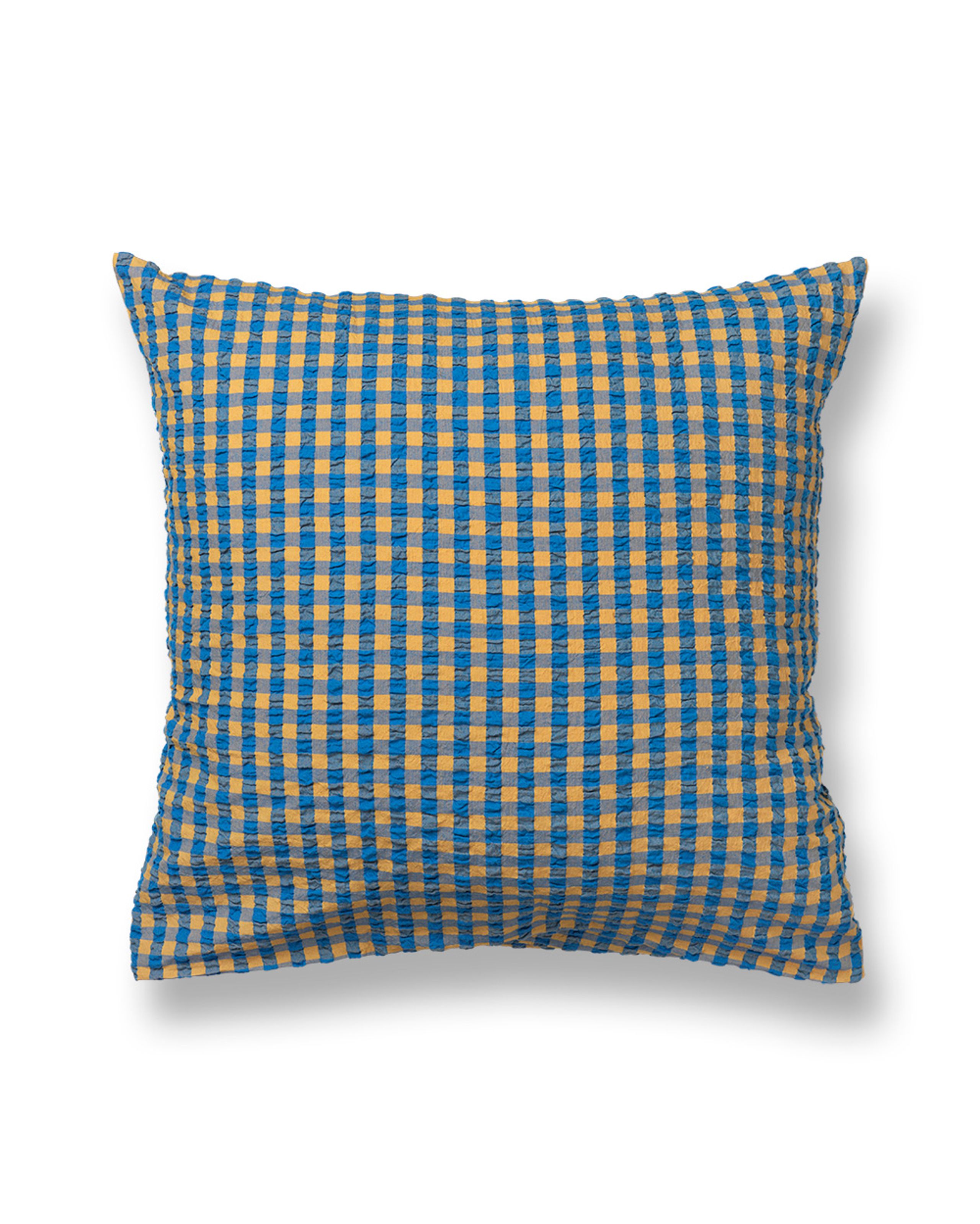 JUNA - Servilletas de tela - Bæk&Bølge Pillowcase - Blue/Ochre