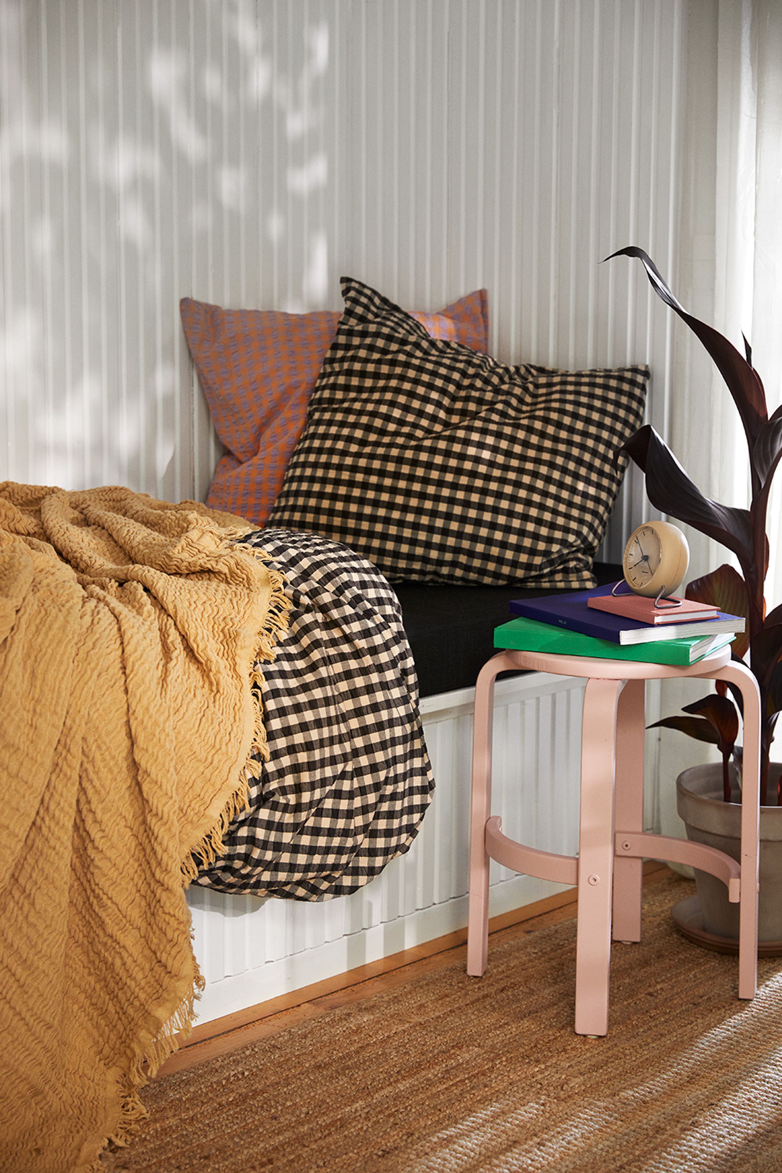 JUNA - Sengetøj - Bæk&Bølge Sengesæt - Black/Sand - Single