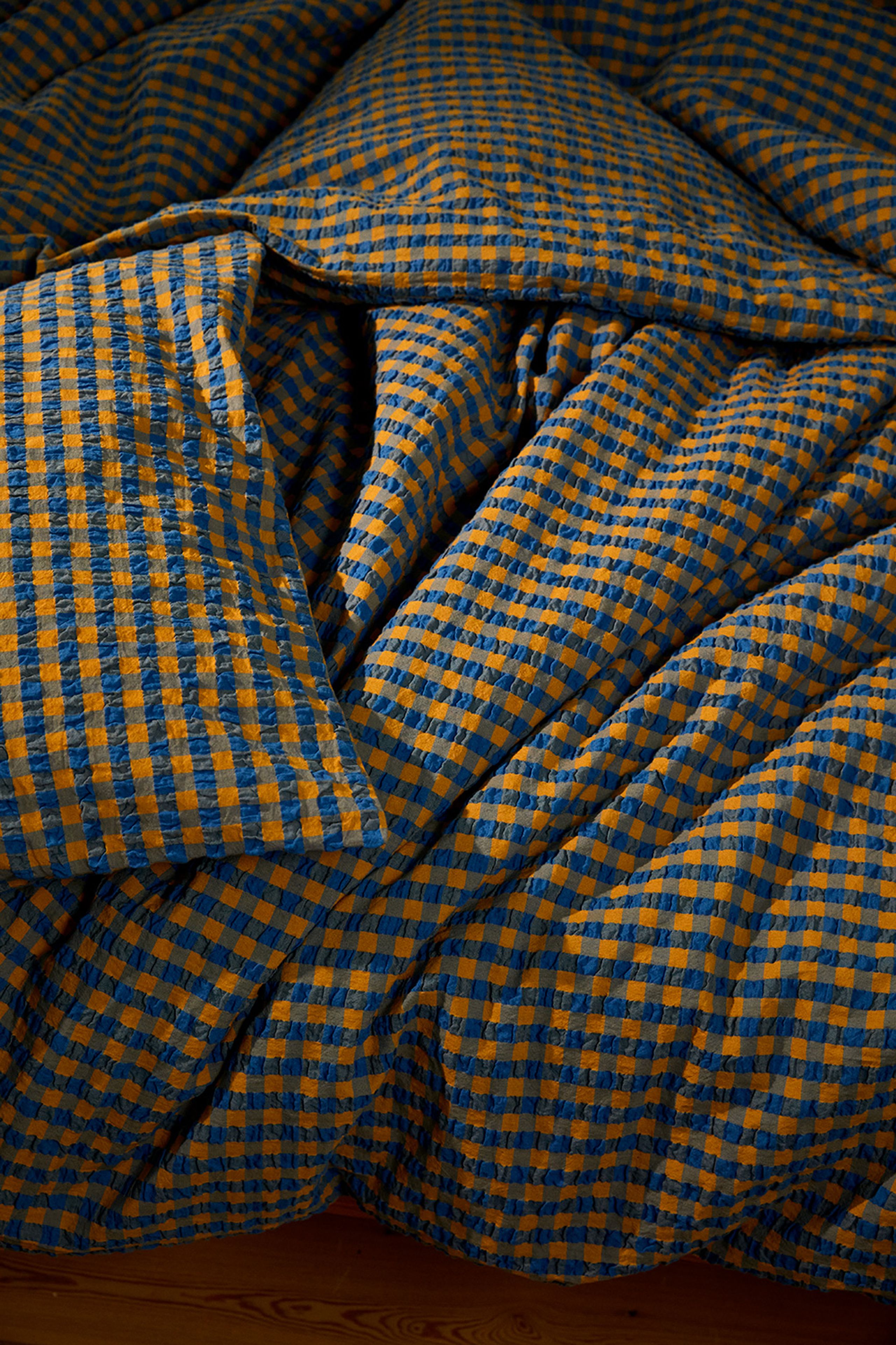 JUNA - Balsam po opalaniu - Bæk&Bølge Linens - Blue/Ochre - Single