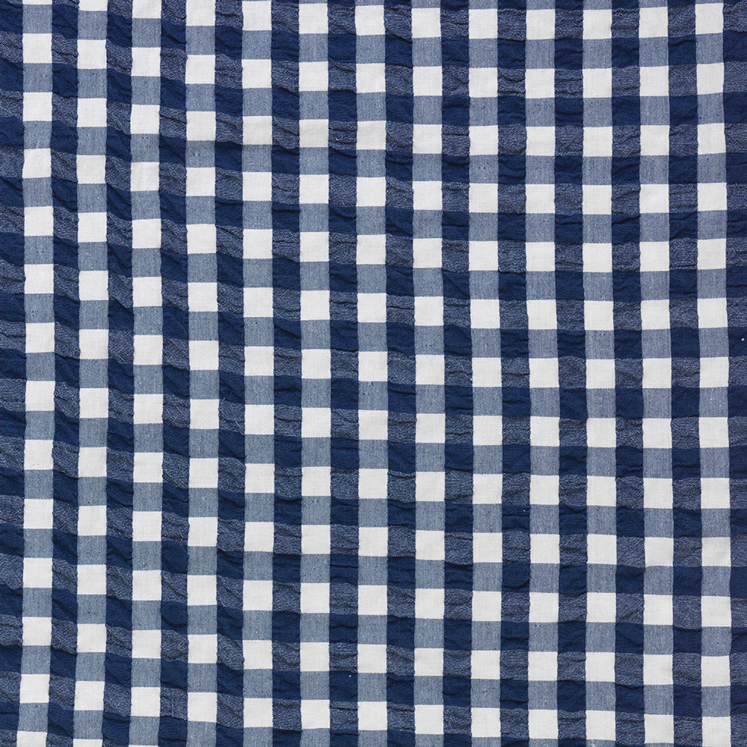 JUNA - Sengetøj - Bæk&Bølge Sengesæt - Dark Blue/White - Single