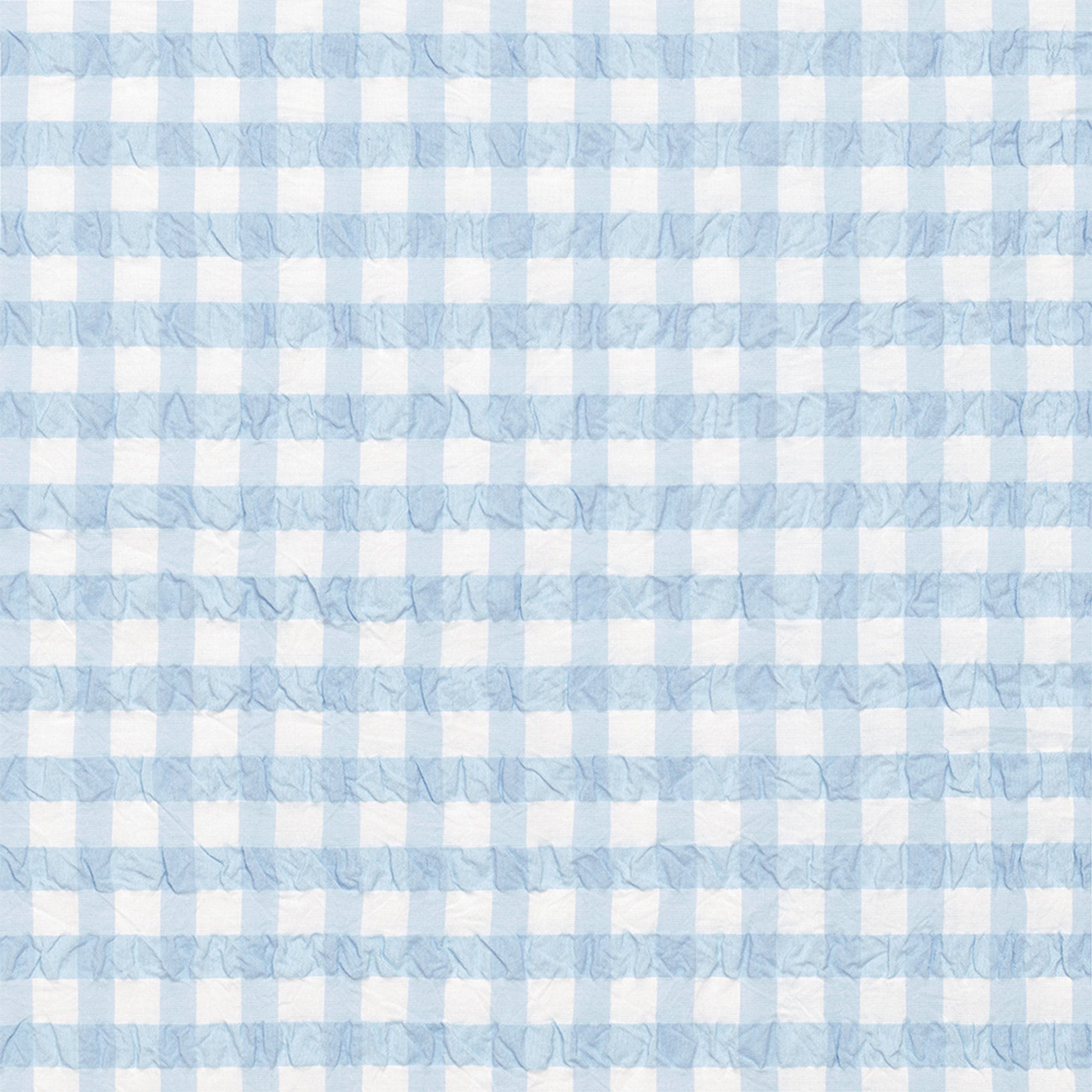 JUNA - Sengetøj - Bæk&Bølge Sengesæt - Light Blue/White - Single