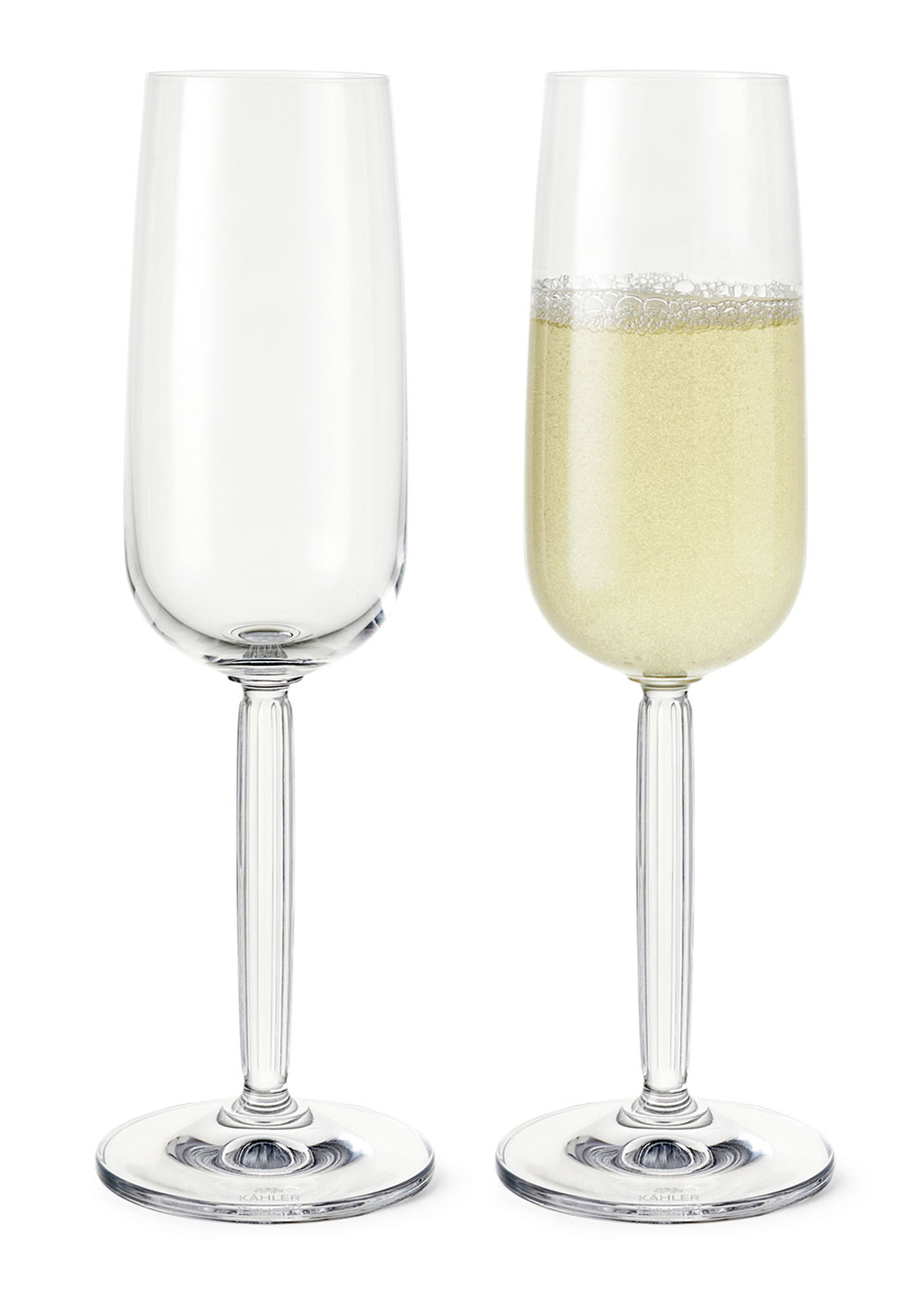 Kähler - Champagne glass - Hammershøi Champagne Glass - Clear