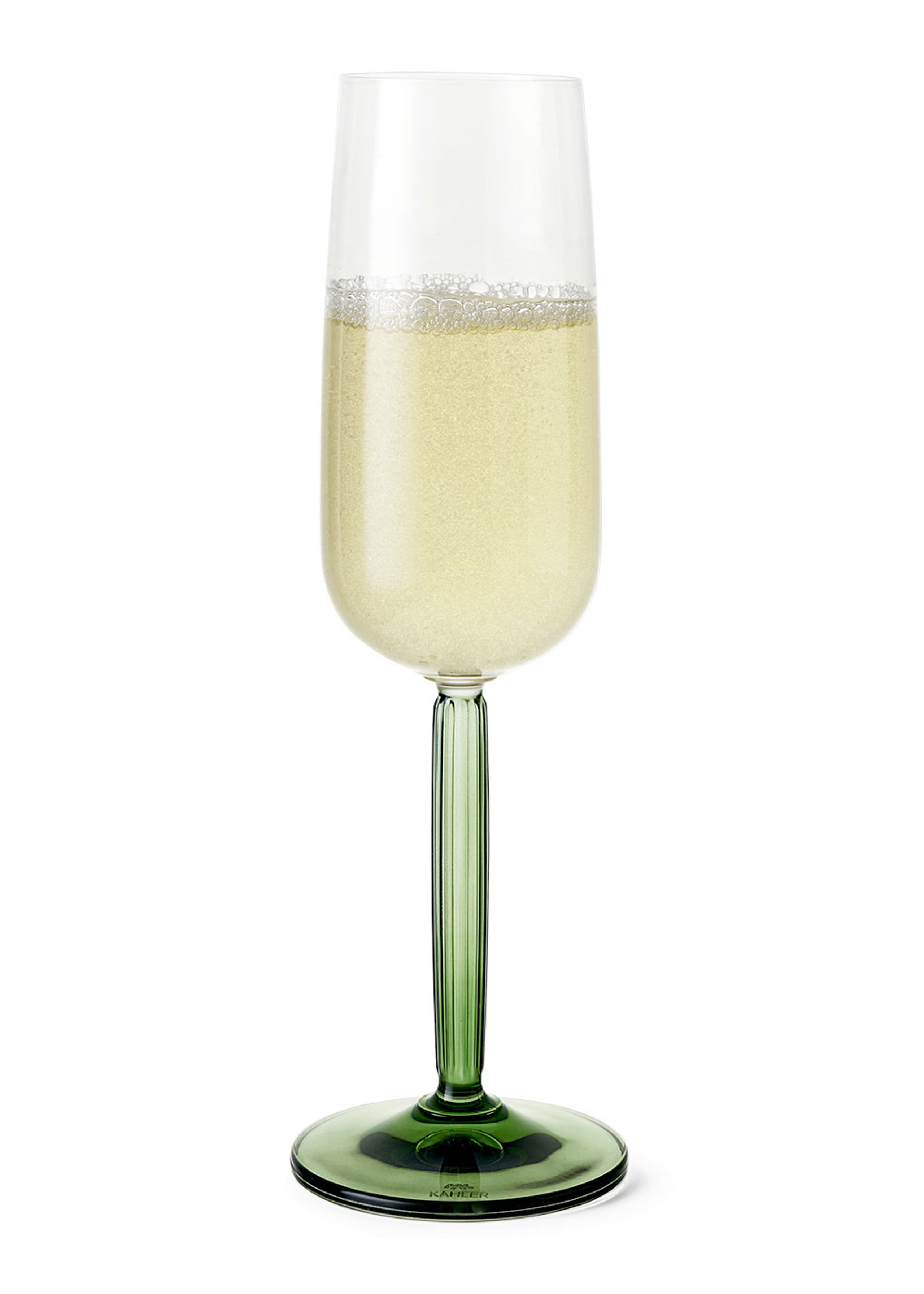 Kähler - Champagnerglas - Hammershøi Champagne Glass - Green