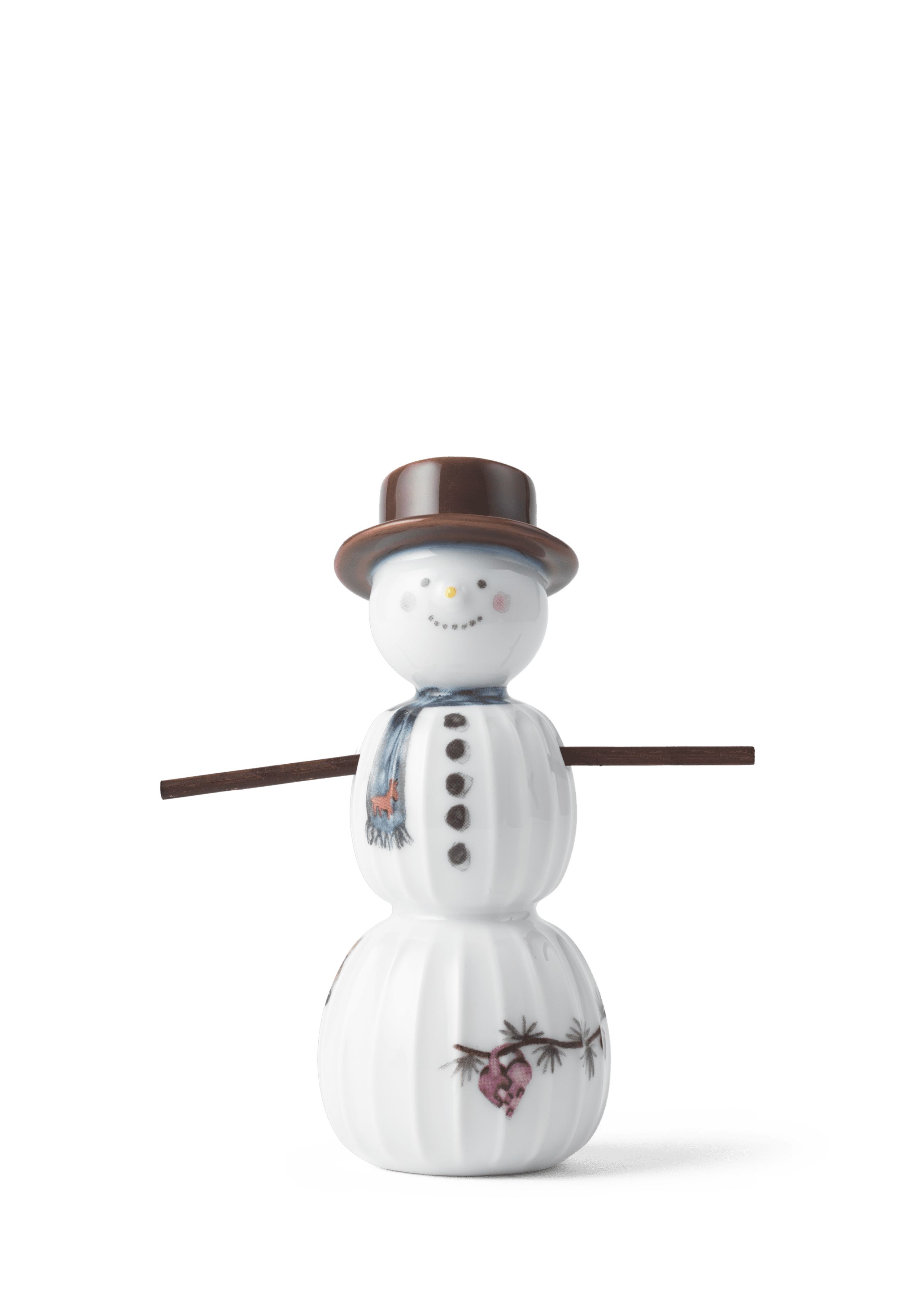 Kähler - Figure - Snowman Figure - Snowman, White w. deco