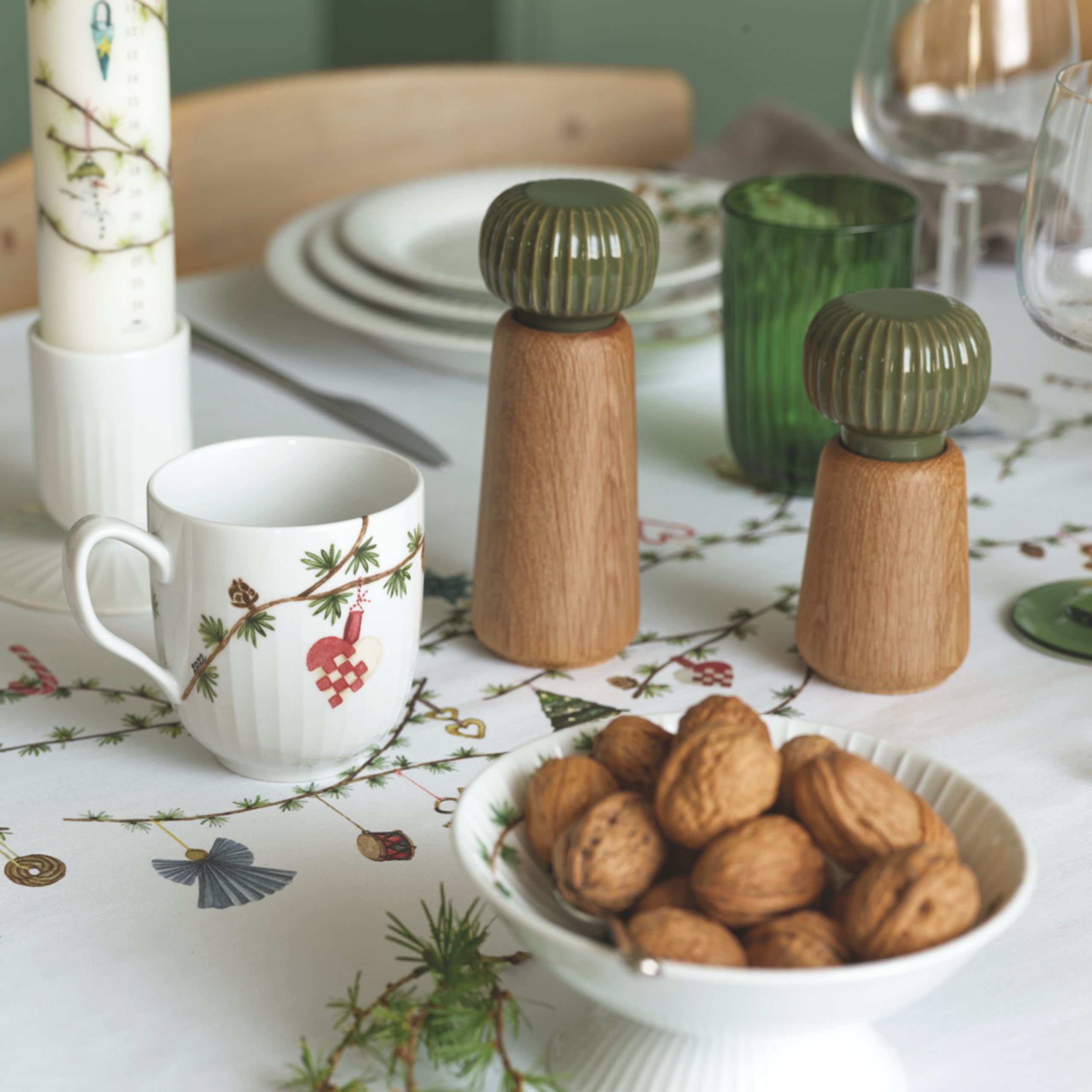 Kähler - Mill - Hammershøj kværn - Mørke grøn