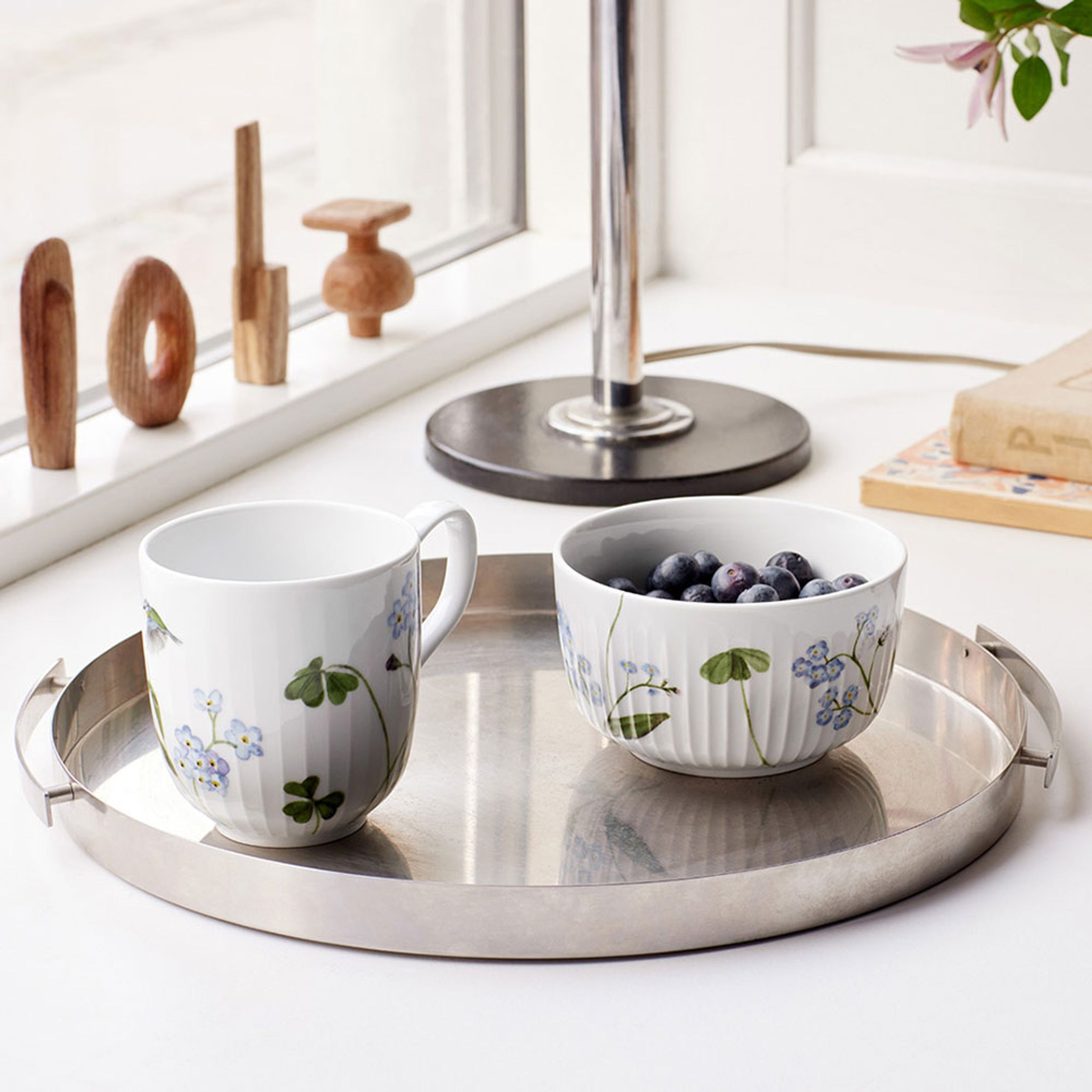 Kähler - Skål - Hammershøi Summer Bowl - Forget Me Not