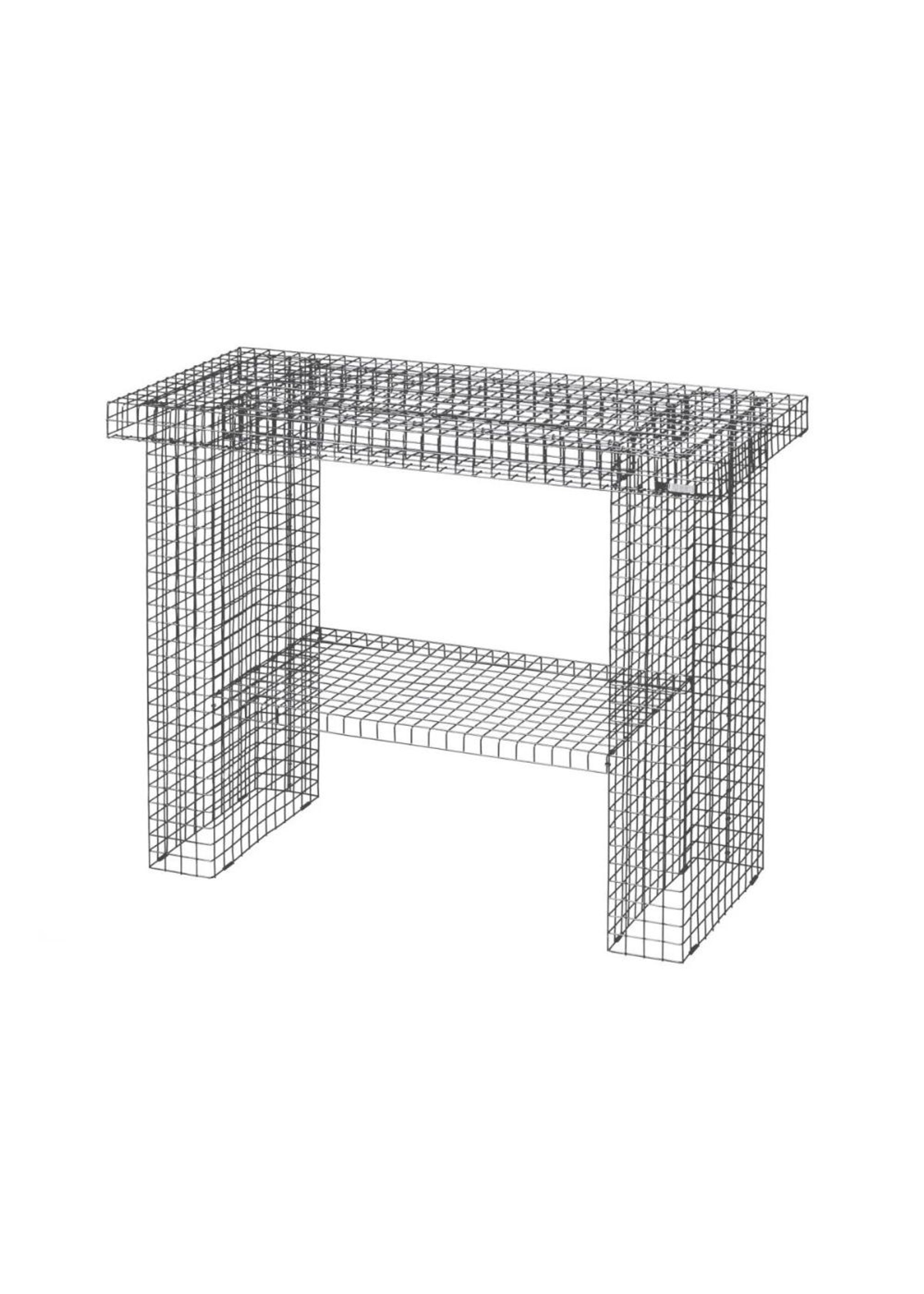 Kalager Design - Console table - Console Table Wire - Rustic Grey