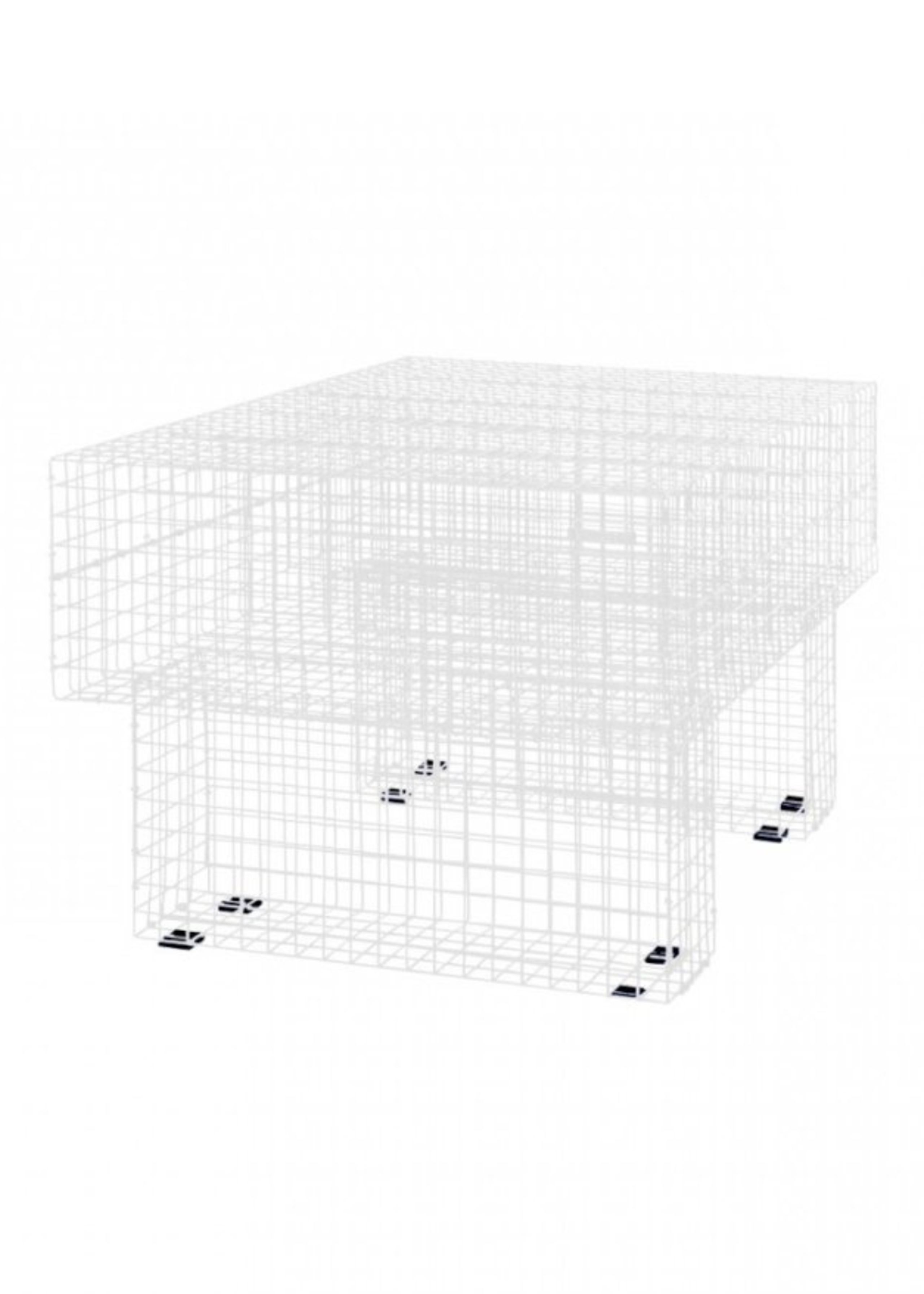 Kalager Design - Ottomane - Ottoman, Small - White