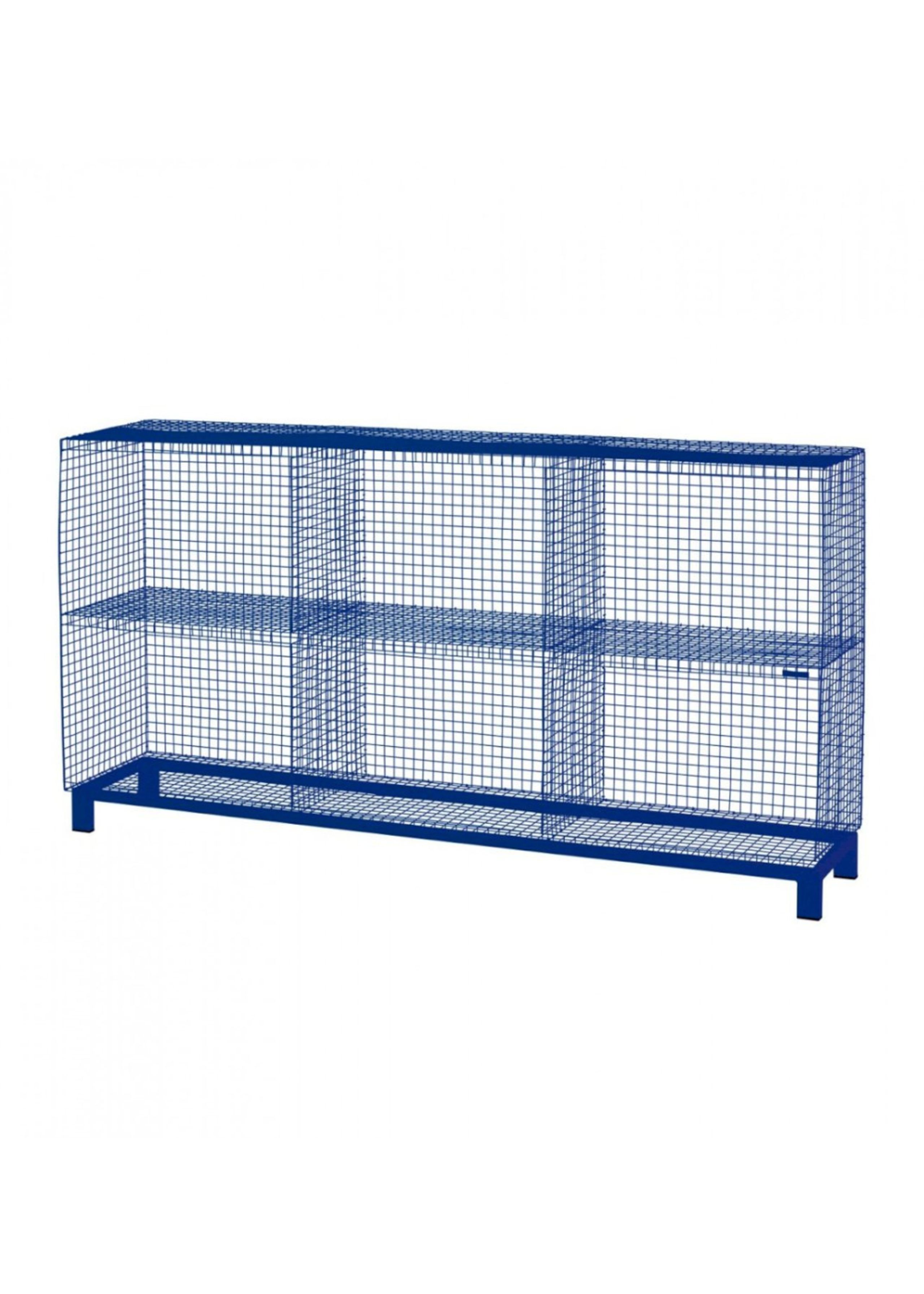 Kalager Design - Zobrazit - Grid Showcase With Legs - Ultra Marine Blue