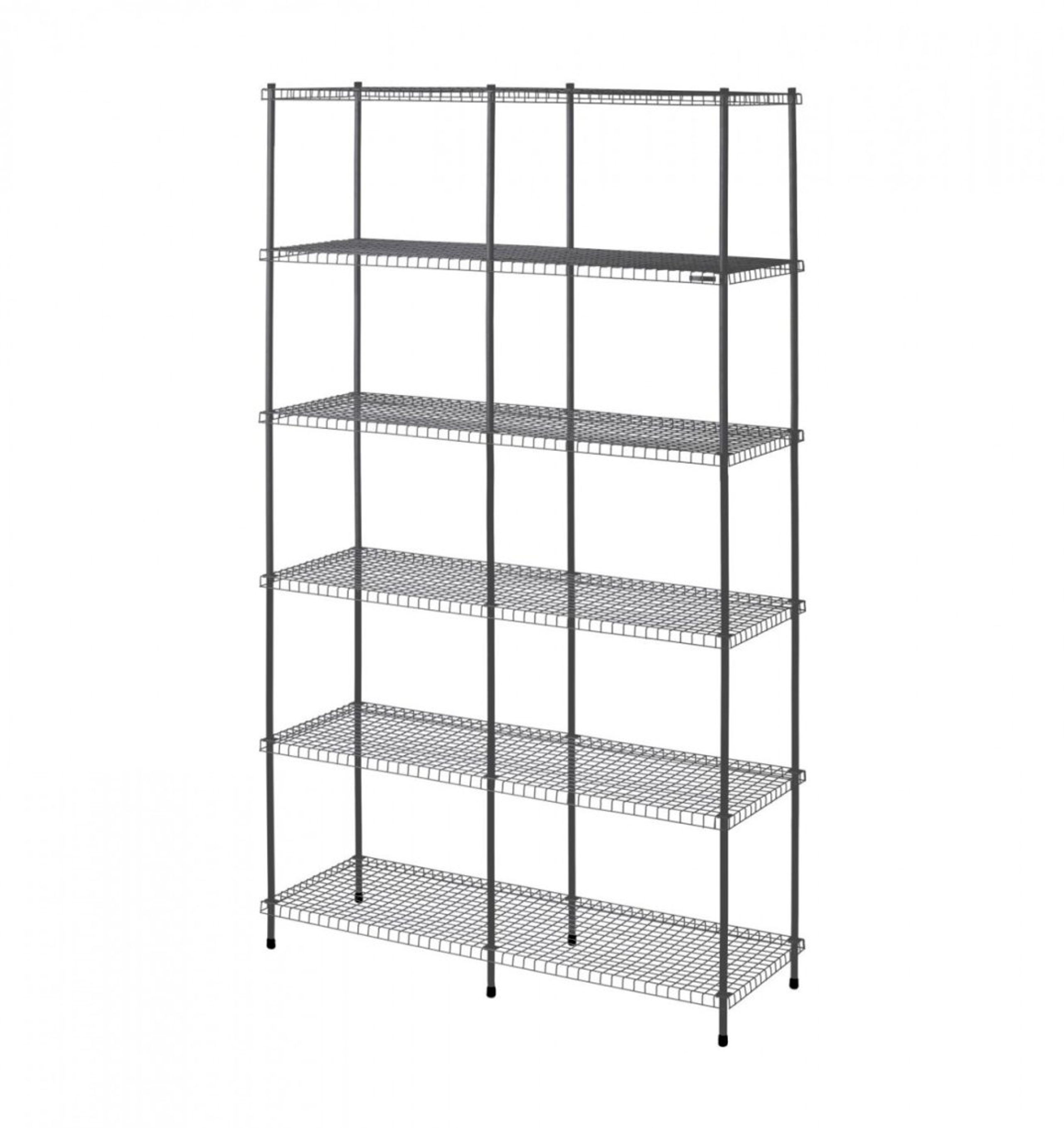 Kalager Design - Display - Pipe Rack 2 x 5 - Rustic Grey