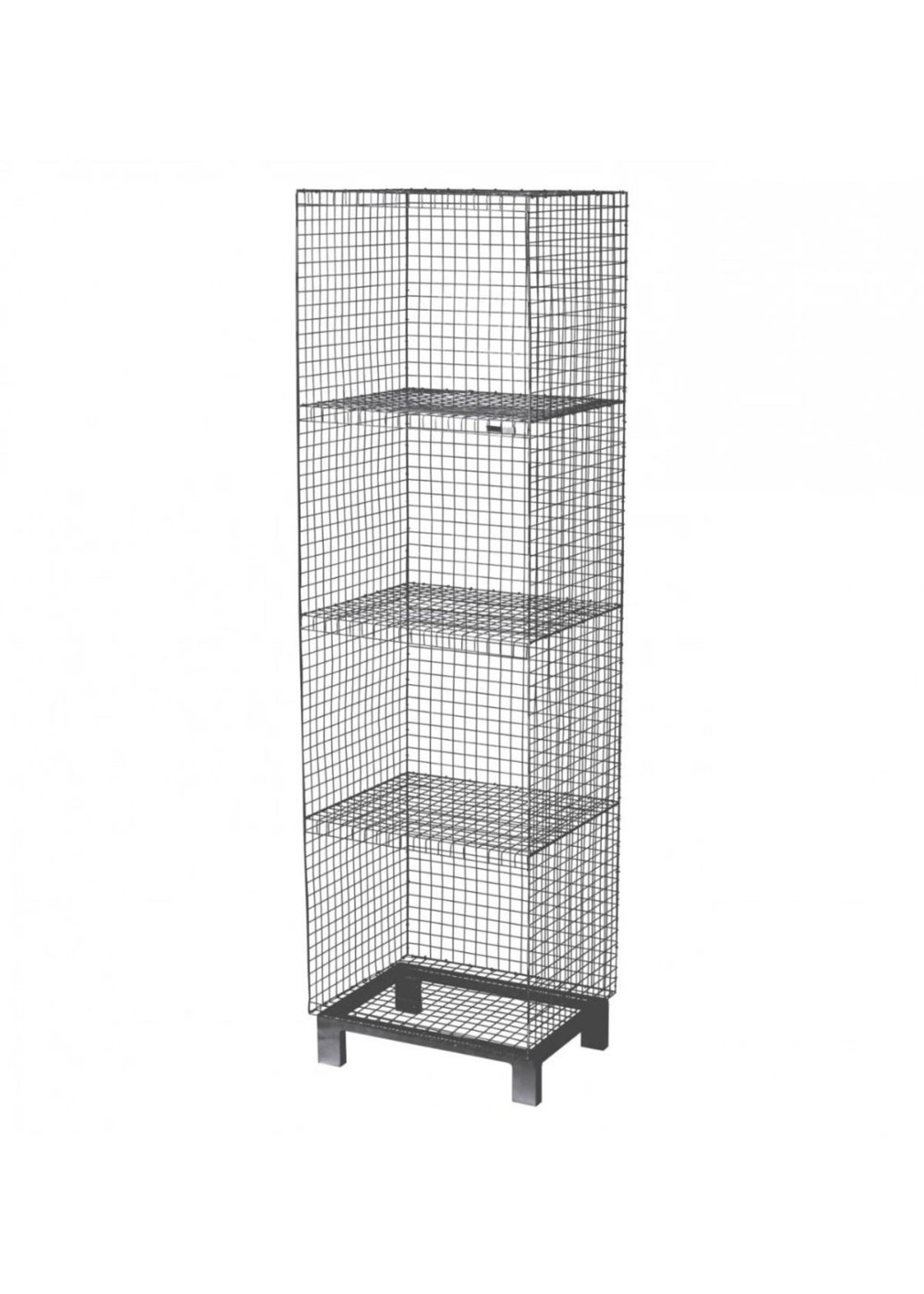 Kalager Design - Shelf - Slim Cabinet w. Legs - Rustic Grey