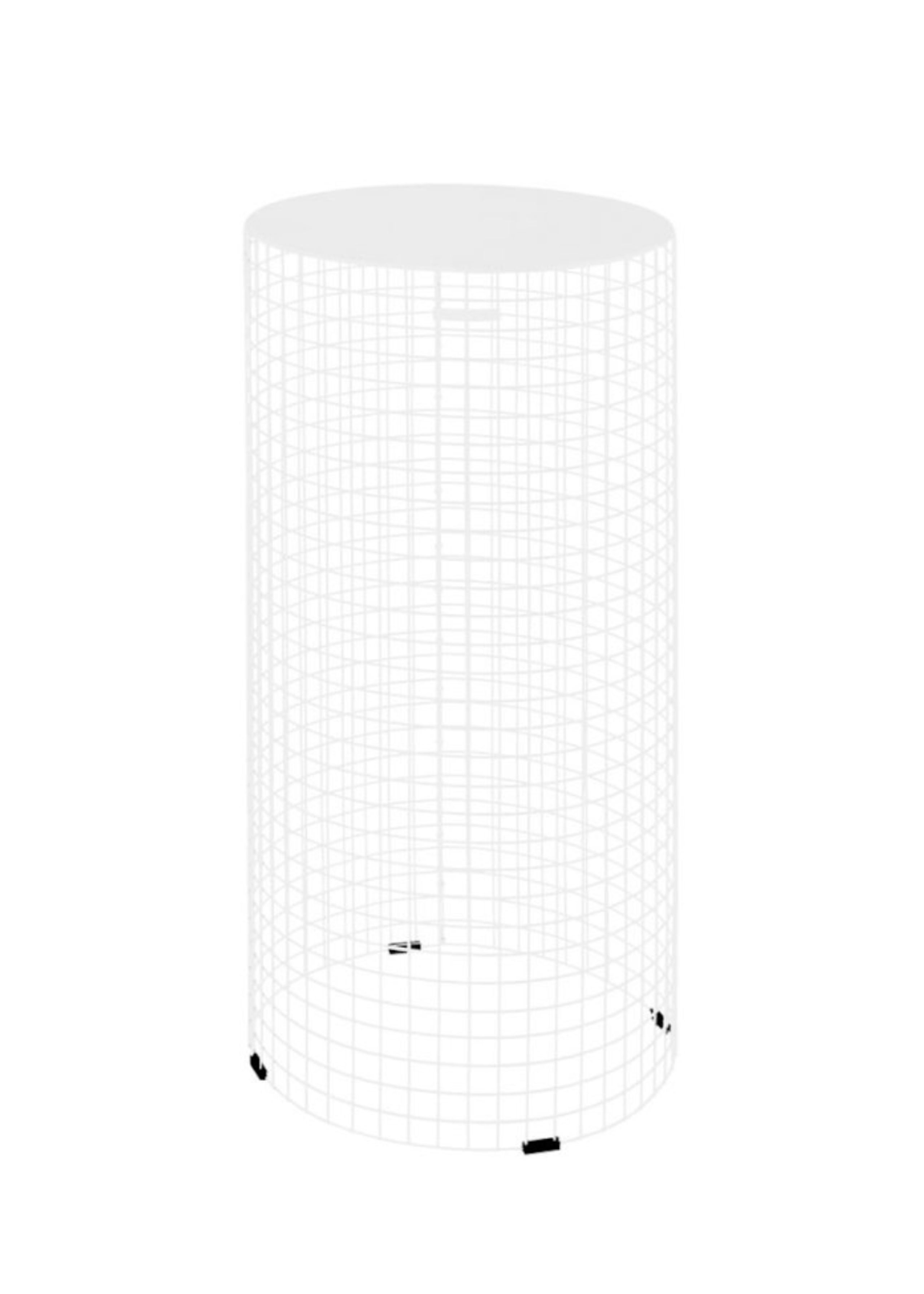 Kalager Design - Sidebord - Round Pedestal, Large - White