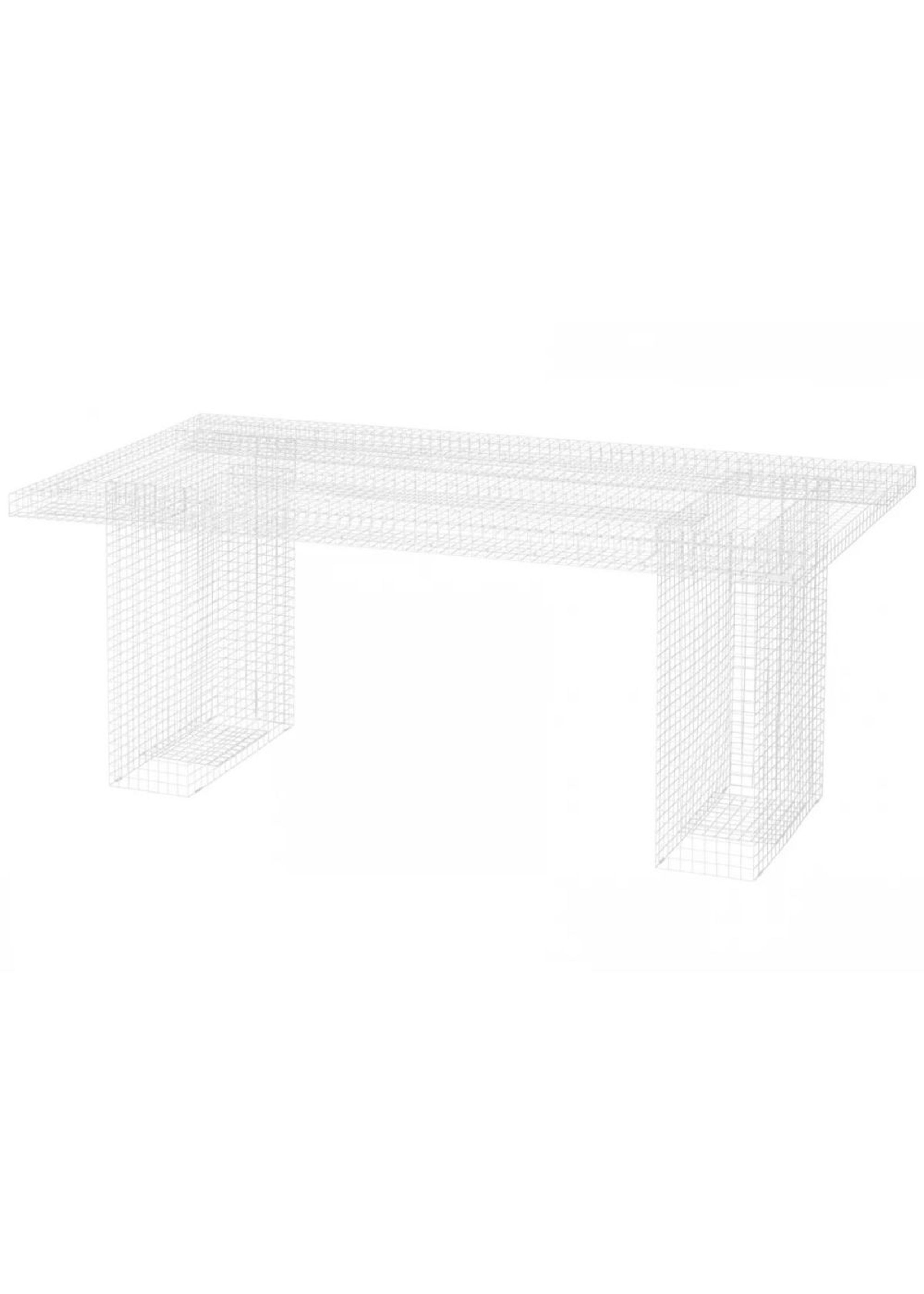 Kalager Design - Tavolo da pranzo - Wire Dining Table - White