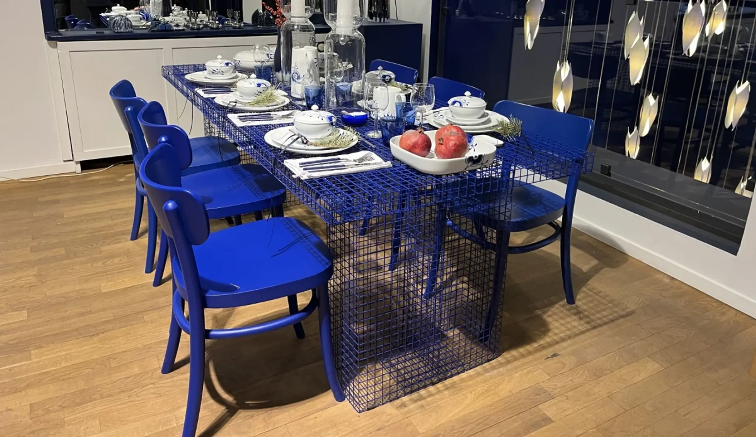 Kalager Design - Tavolo da pranzo - Wire Dining Table - White