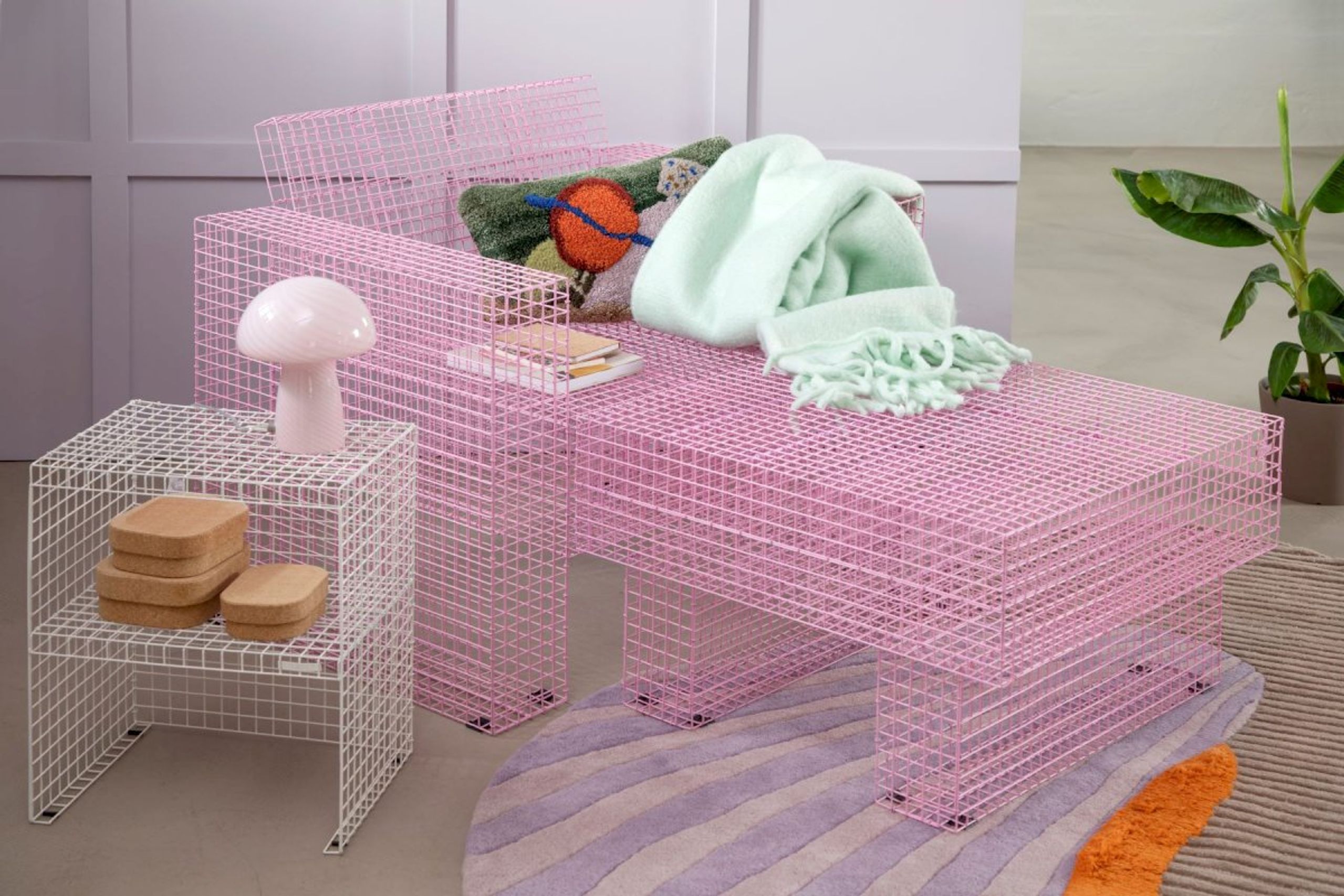 Kalager Design - Luce vegetale - Ottoman, Large - Orange