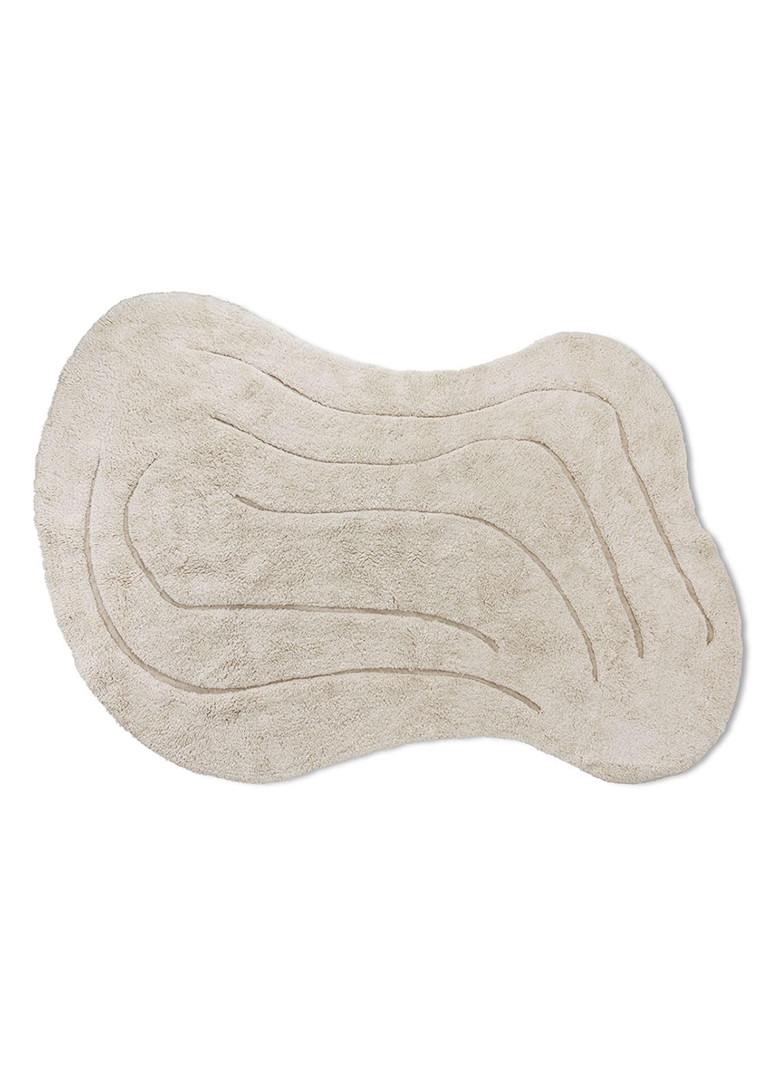 KAS Kopenhagen - Couverture pour enfants - Waves Washable Rug - Natural