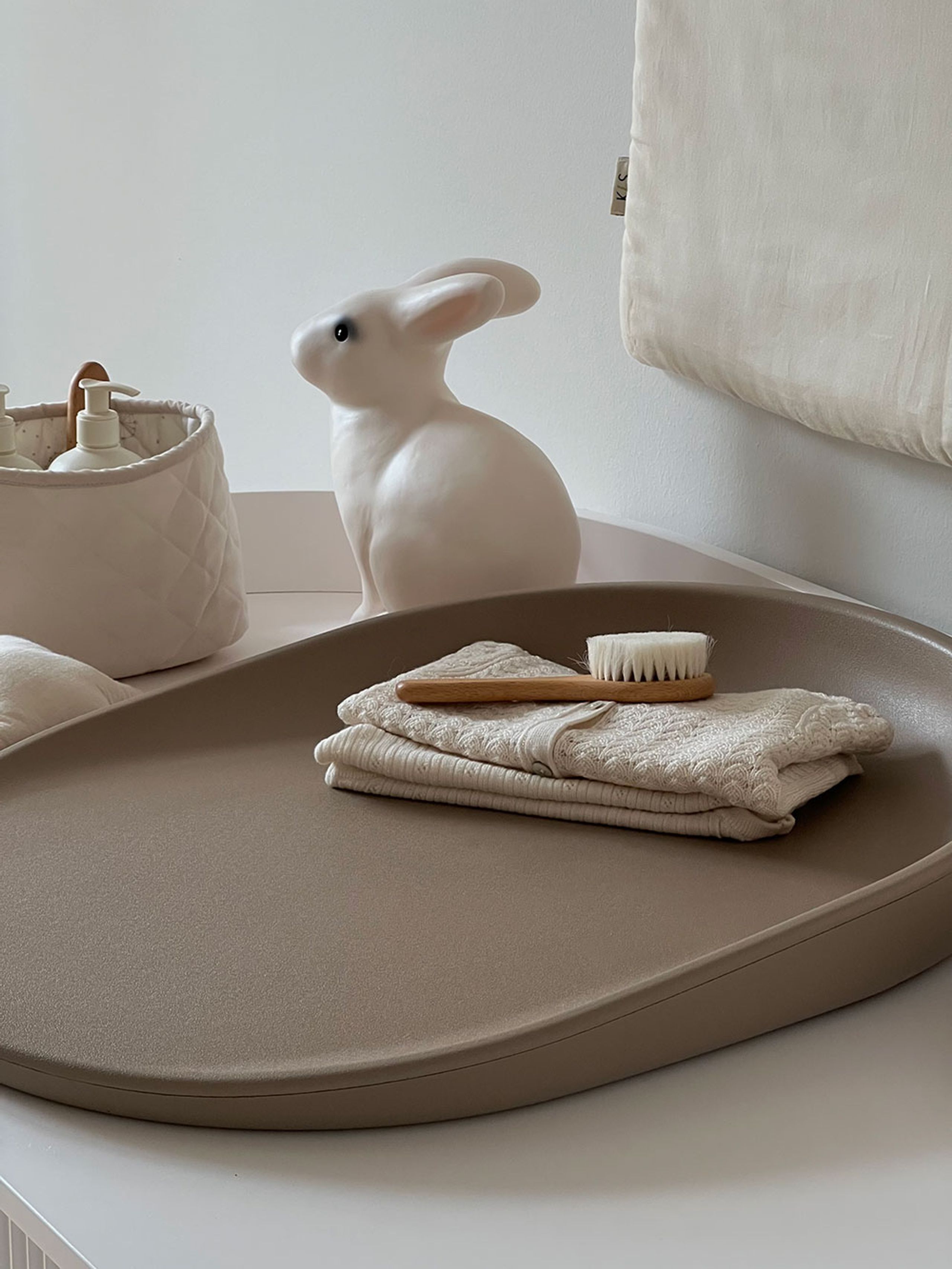 KAS Kopenhagen - - Kai Changing Mat - Brown Pebble